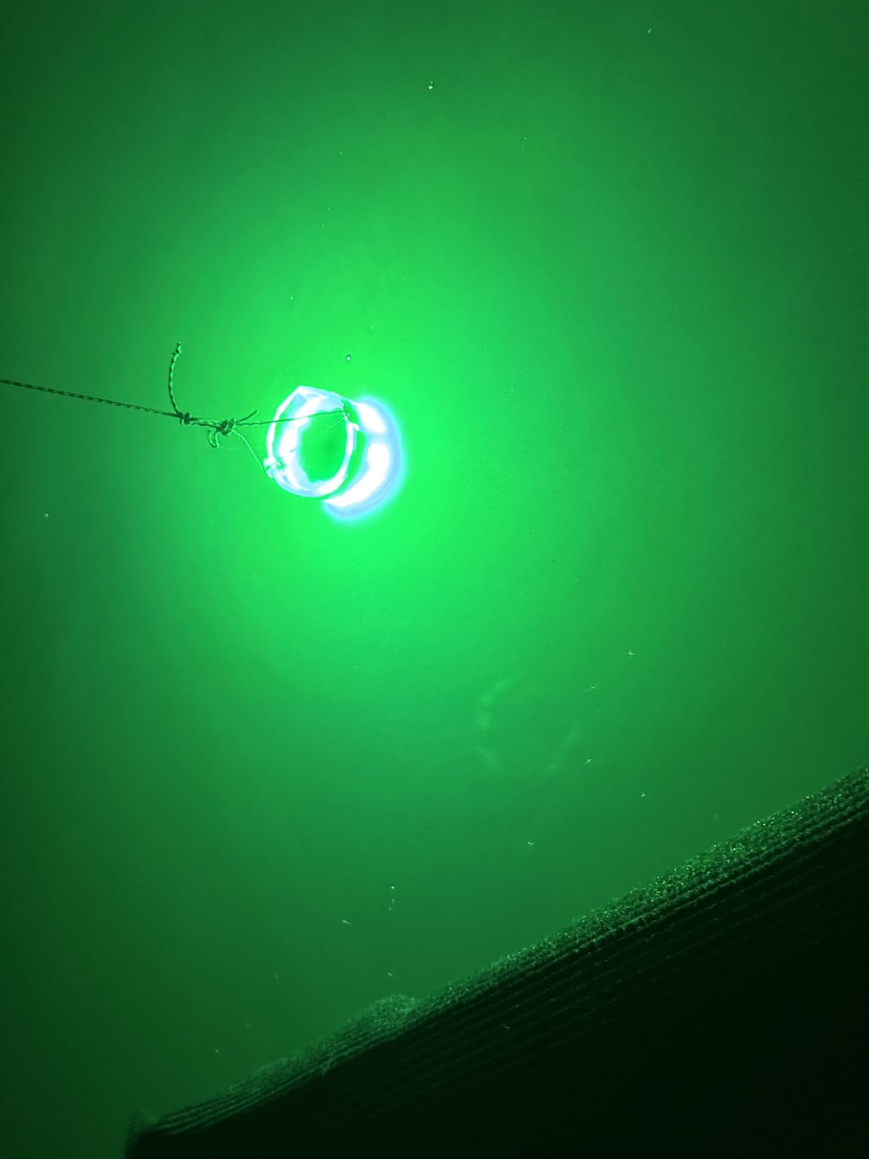 Rechargeable Underwater Fishing Light, Auto On in Water, Multi-Color Options, Up to 16000lm, IP68 Waterproof, No External Power, Cordless, Night Boat Dock Ice Fishing customer photo 2