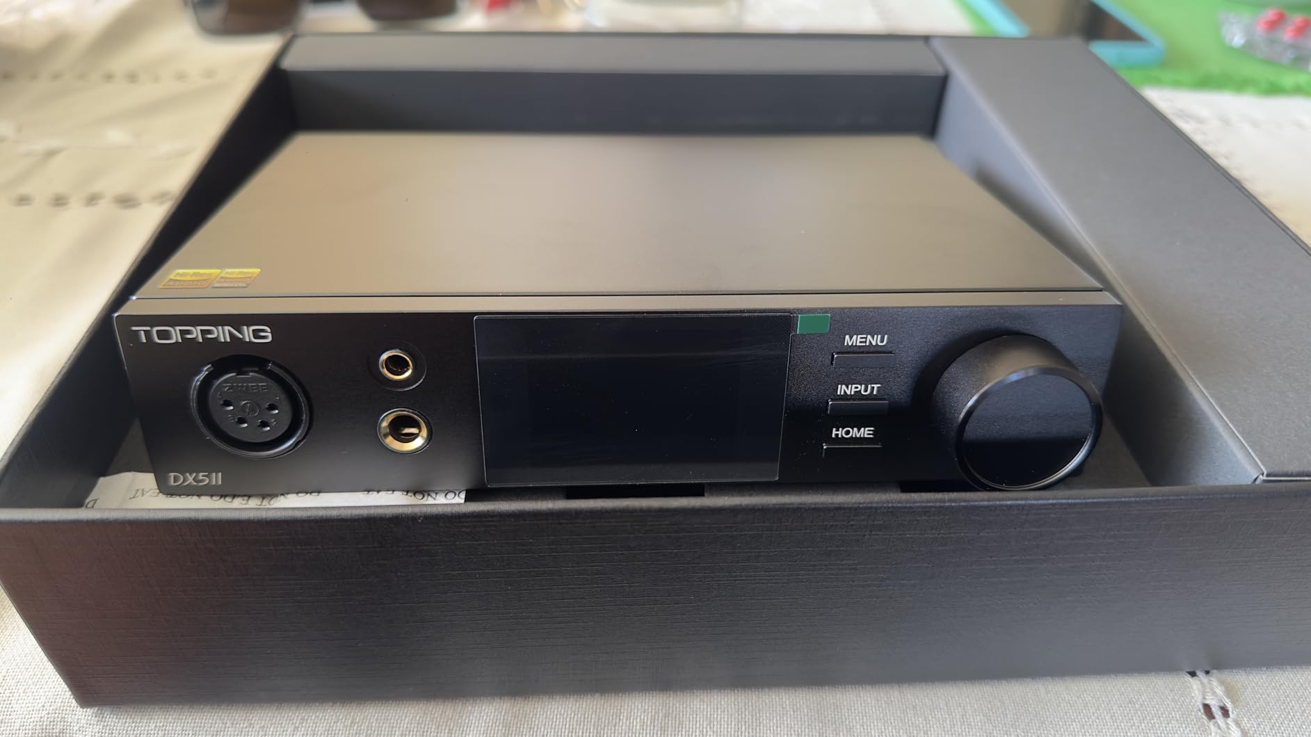 TOPPING DX5 II Hi-Res DAC & Headphone Amp Combo - Dual ES9039Q2M, X-Hybrid Amp, 10-Band PEQ, LDAC Bluetooth 5.1, 4.4mm Balanced & 6.35mm Headphone Output, Preamp Mode, 12V Trigger (Silver) customer photo 2