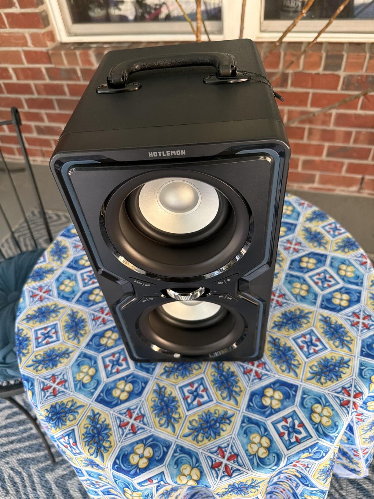 Hotlemon Large Bluetooth Speaker: 240W Peak Powerful Loud Sound with Deep Bass, 15H Playtime, Fast Charge, TWS, Portable Wireless Speakers for Outdoor, Party, Beach, Backyard, Home, Outside customer photo 1