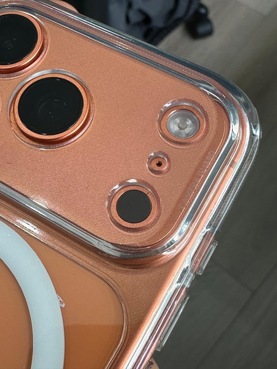 ESR for iPhone 17 Case, Camera Control, Compatible with MagSafe, Shockproof Military-Grade Protection, Magnetic Phone Case for iPhone 17, Classic Hybrid Case, Clear customer photo 1