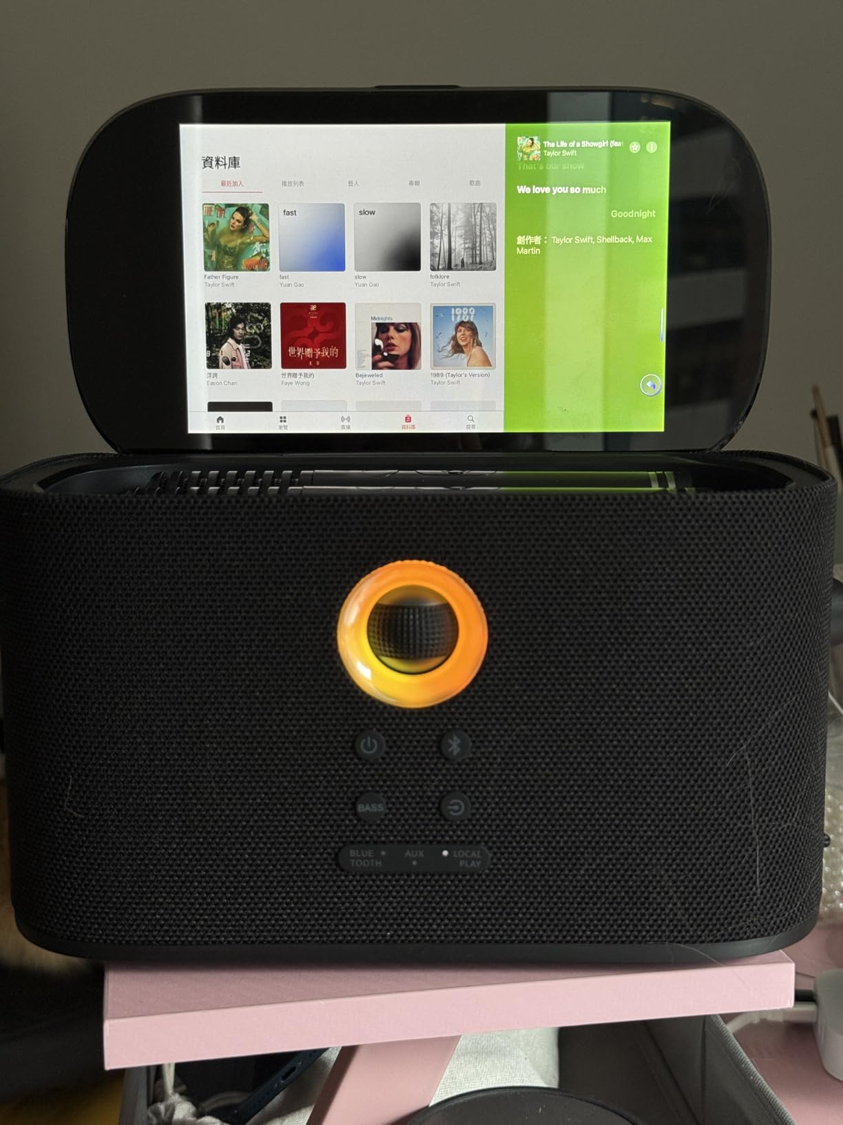 Ikarao Karaoke Machine for Adults, with Lyrics Display Screen, 2 Self-Charging Wireless Microphones, Autotune & EQ, 140W Speaker, Connect TV, Portable Karaoke System for Home, Family, Party, Travel customer photo 2