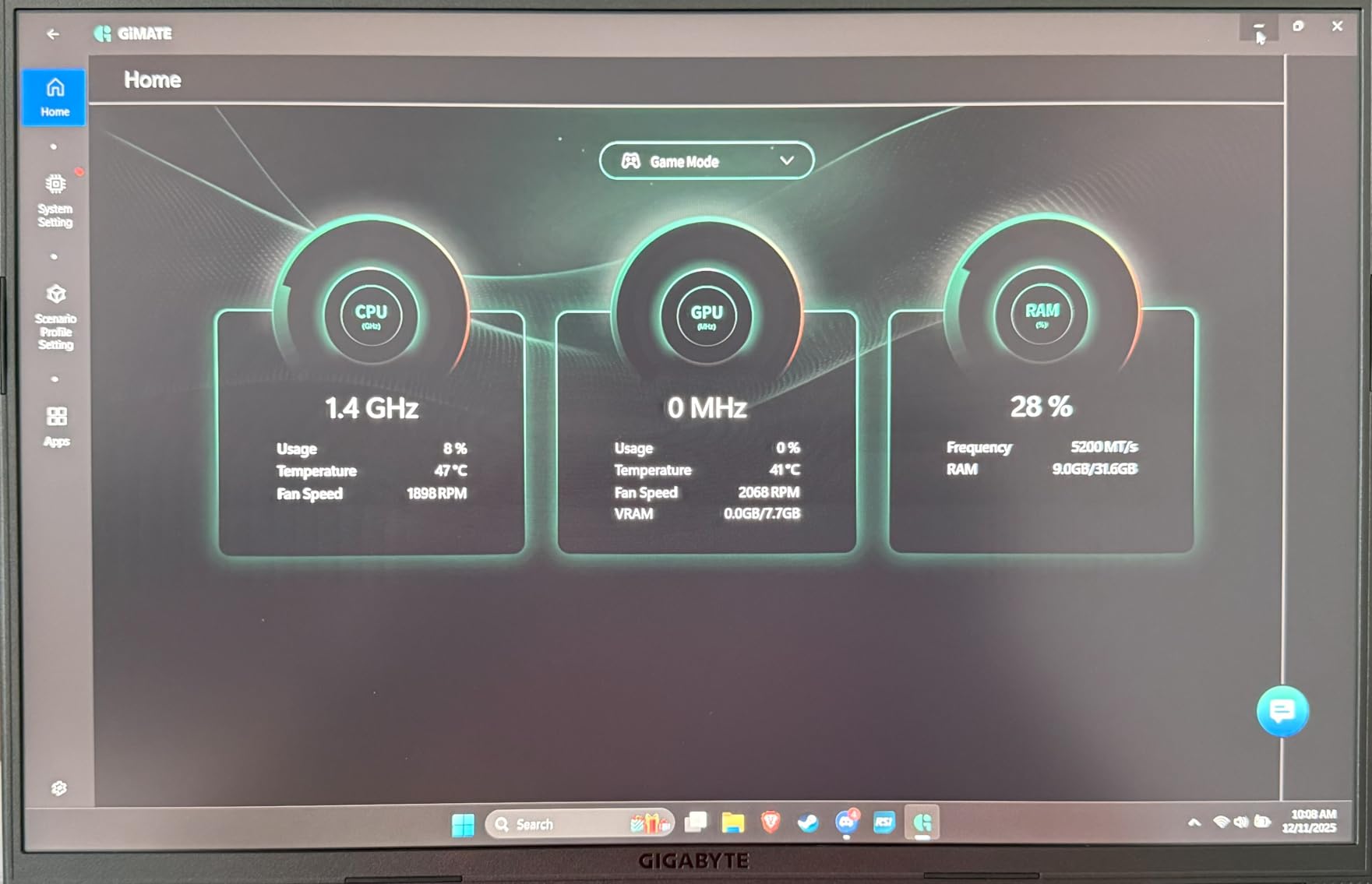 GIGABYTE - Gaming A16 Gaming Laptop - 165Hz 1920x1200 WUXGA - NVIDIA GeForce RTX 5070 - Intel i7-13620H - 1TB SSD with 32GB DDR5 RAM - Windows 11 Home AD Gaming A16 CWHI3US864SH customer photo 1