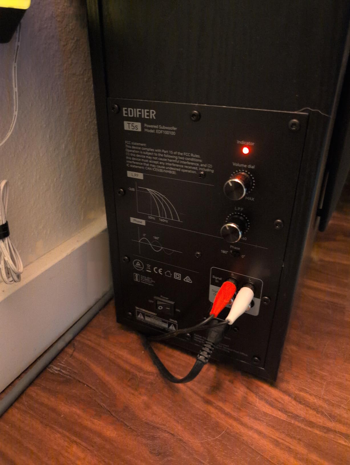 Edifier T5s Powered Active Subwoofer with 70W RMS, 8