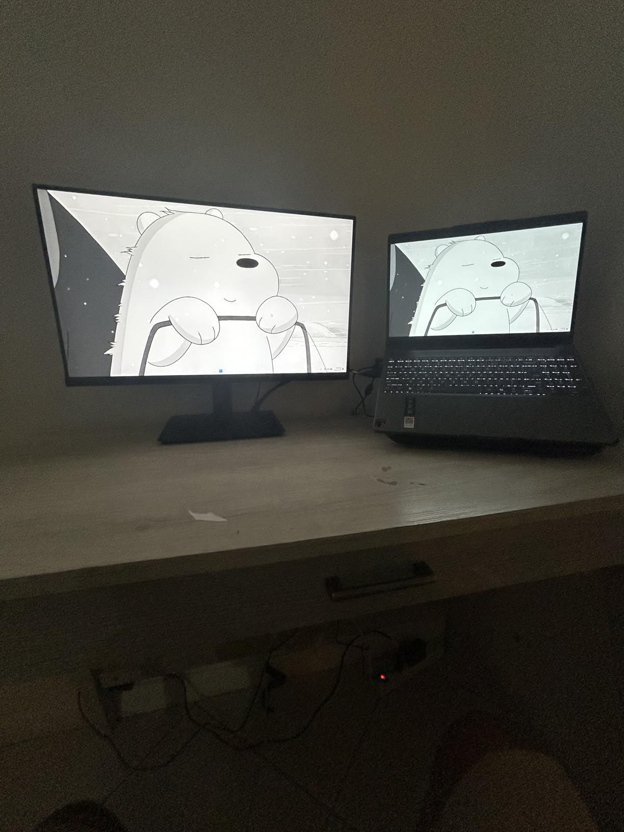 KOORUI 24 Inch Gaming Monitor 144Hz Full HD 1920 x 1080p IPS Ultra-Slim Display with HDMI VGA, Adaptive Sync, 99% SRGB, VESA 100x100mm, Eye Care, Tilt, HDMI 2.0, Black, E2411K customer photo 1