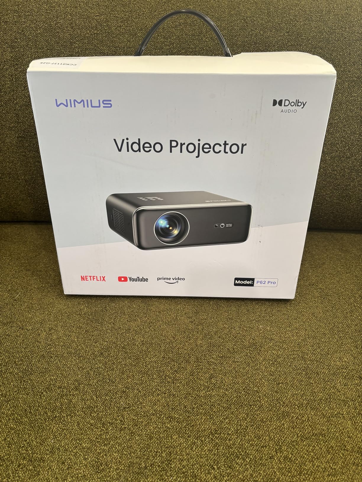 [Built-in Official Apps/4K Support] Smart Outdoor Projector with WiFi and Bluetooth, 800ANSI Movie Projector, Dolby Audio with Dual Speaker, Auto Focus w/ YouTube&PrimeVideo Proyector, Upgrad P62 Pro customer photo 2