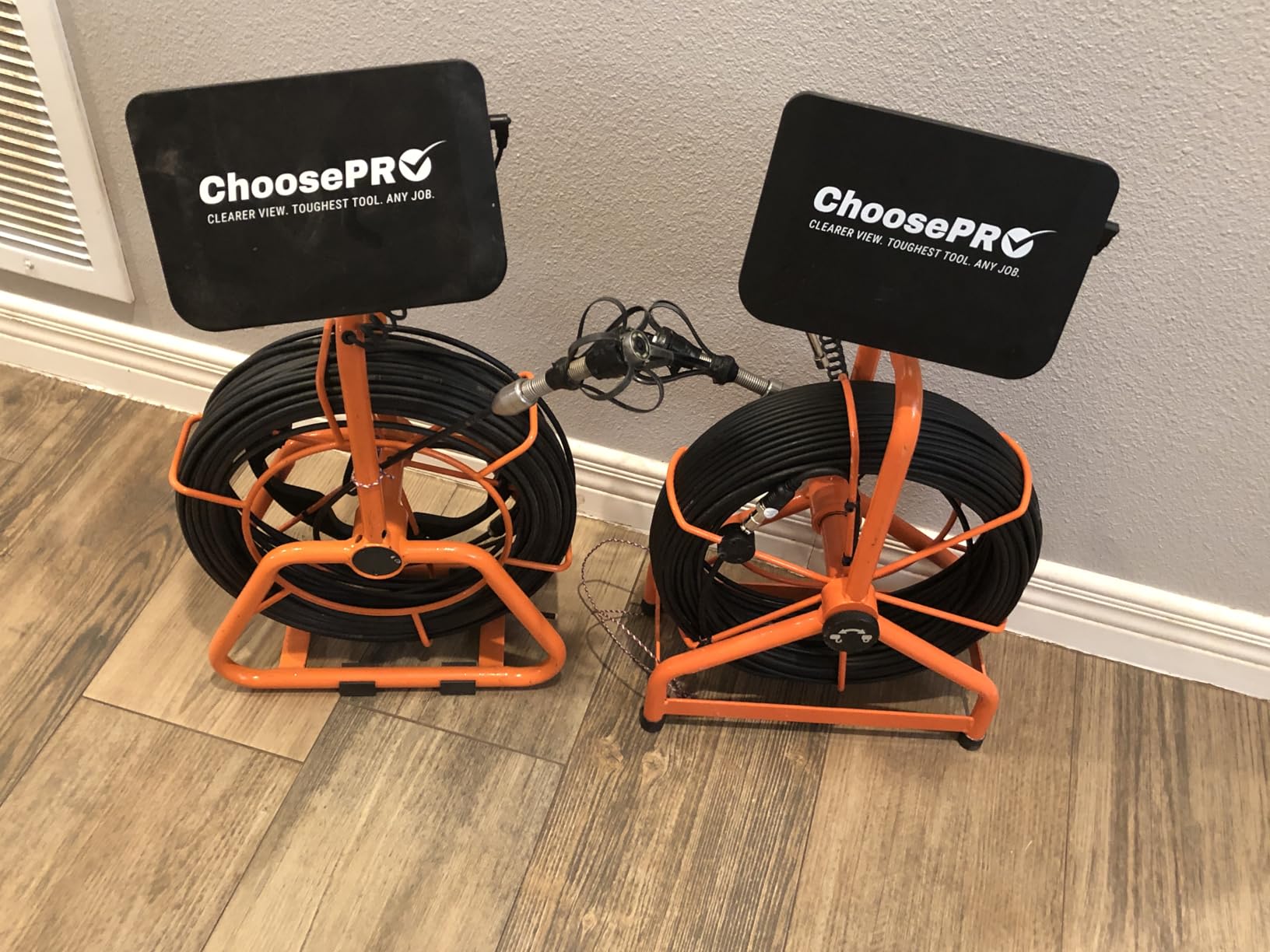 2026 new 9 inch Sewer Camera, HD 1080P w/DVR-32GB, [All-in-One Design with Magnetic Box] Drain Pipe Inspection Camera, [One Big Screw Unlock] Sewer Pipe Cam, 4500mAh, Cable Markers, 100ft/30m customer photo 1