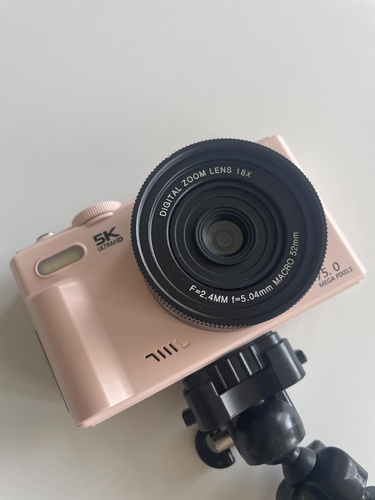 FLATIC 5K Digital Camera, 75MP Cameras for Photography with WiFi & 64GB TF Card, Autofocus Vlogging Camera for YouTube with 180° Flip Screen, Compact Vlog Travel Camera Kit for Beginner, Teens customer photo 1