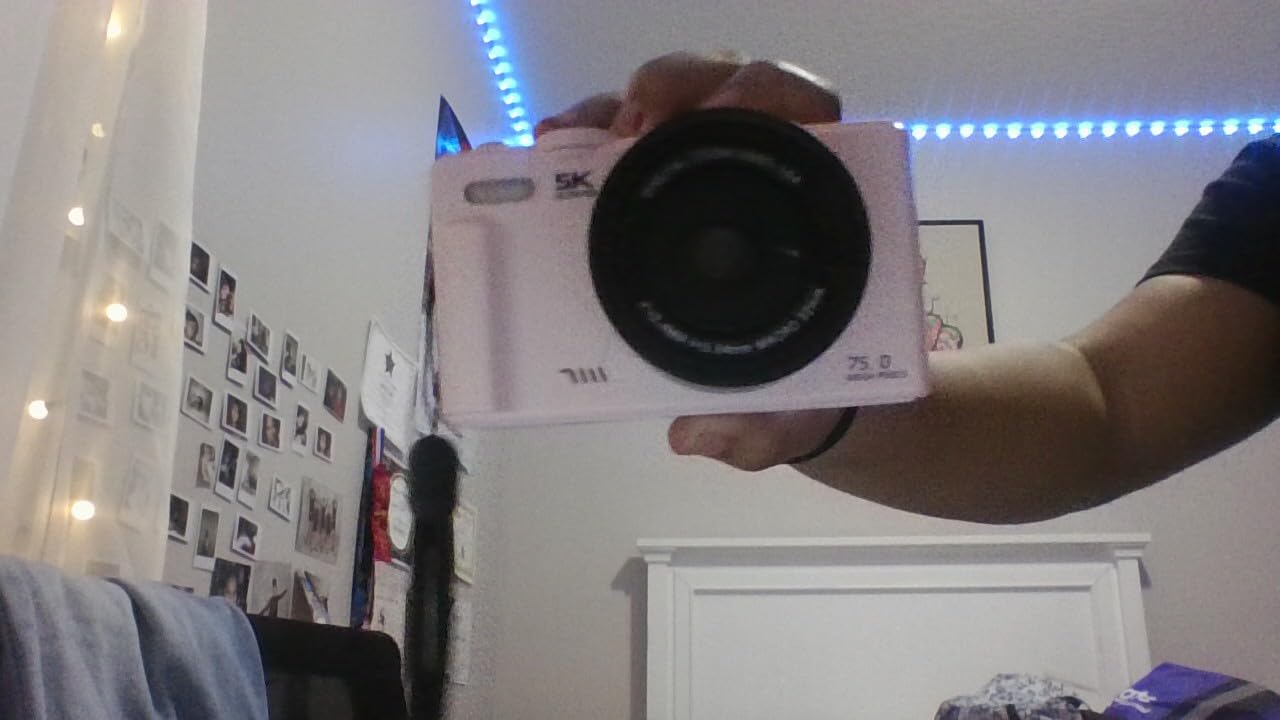 FLATIC 5K Digital Camera, 75MP Cameras for Photography with WiFi & 64GB TF Card, Autofocus Vlogging Camera for YouTube with 180° Flip Screen, Compact Vlog Travel Camera Kit for Beginner, Teens customer photo 2