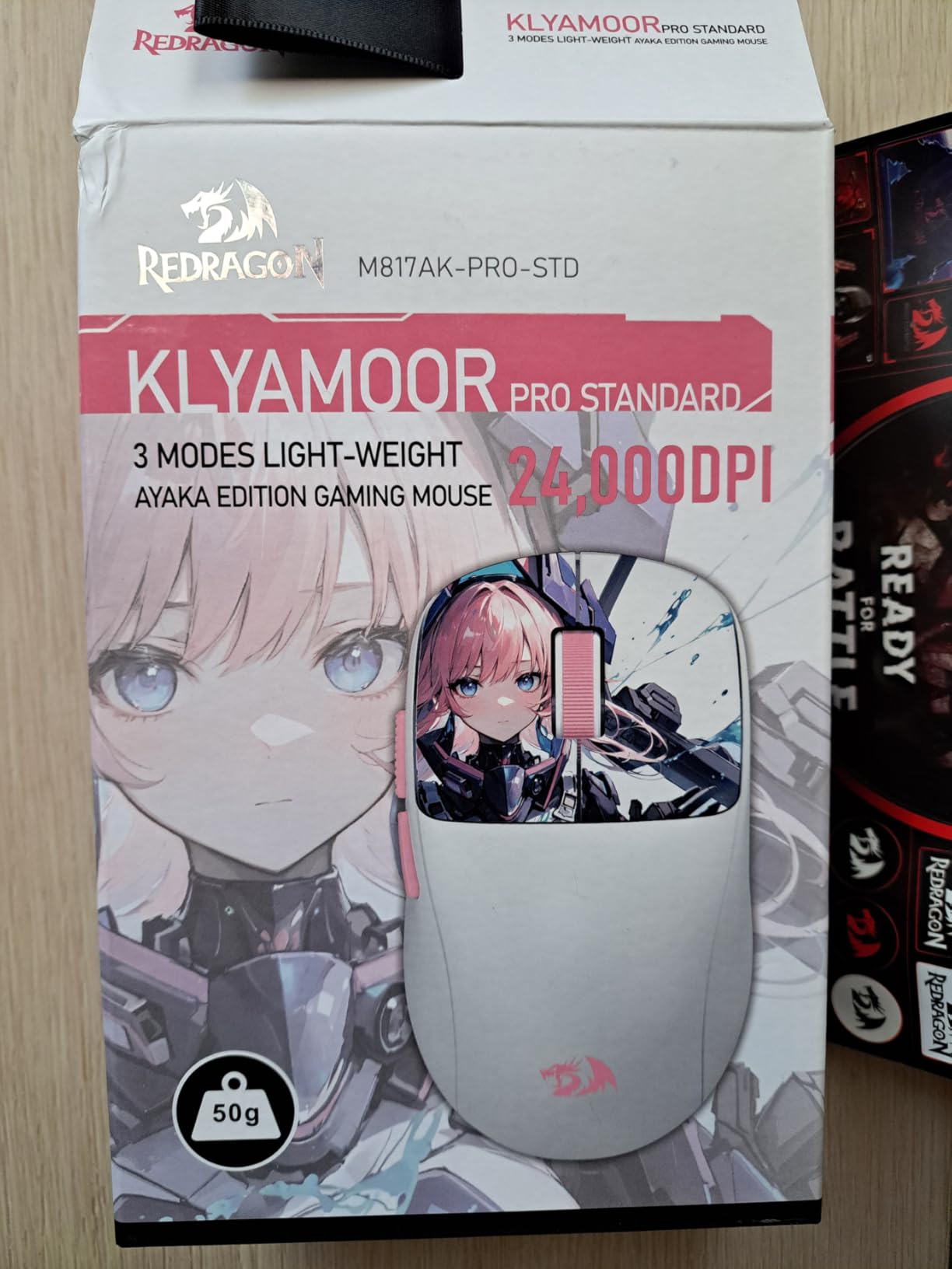 Redragon M817 PRO Wireless Gaming Mouse, 24000 DPI Optical Mini Mice with 6 Programmable Buttons & Ergonomic Design, 50G Ultra Lightweight, Software Supports DIY Keybinds, Suitable for Small Hands customer photo 1