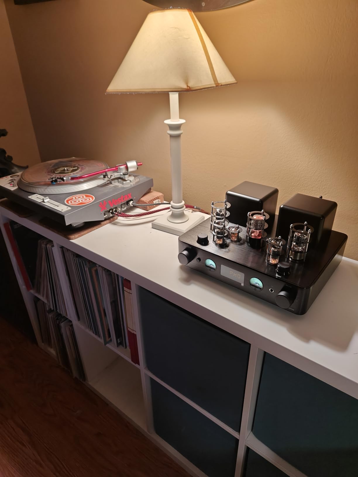 Juson Audio JTA100 2025 Version 200W Vacuum Tube Amplifier Integrated Hybrid with BT 5.0 Optical AUX RCA Phono Input and Headphone Output 2.1CH Class AB HiFi Home Audio for Turntable customer photo 2