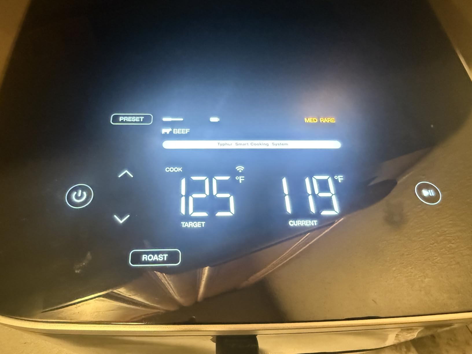 Typhur Sync 8QT AI Smart Air Fryer with Built-in Wireless Meat Thermometer, 9-in-1 XL Non Toxic Ceramic Airfryer, 450°F Max, Cooks 6lb Whole Chicken, Quiet & Dishwasher Safe, 120V customer photo 1