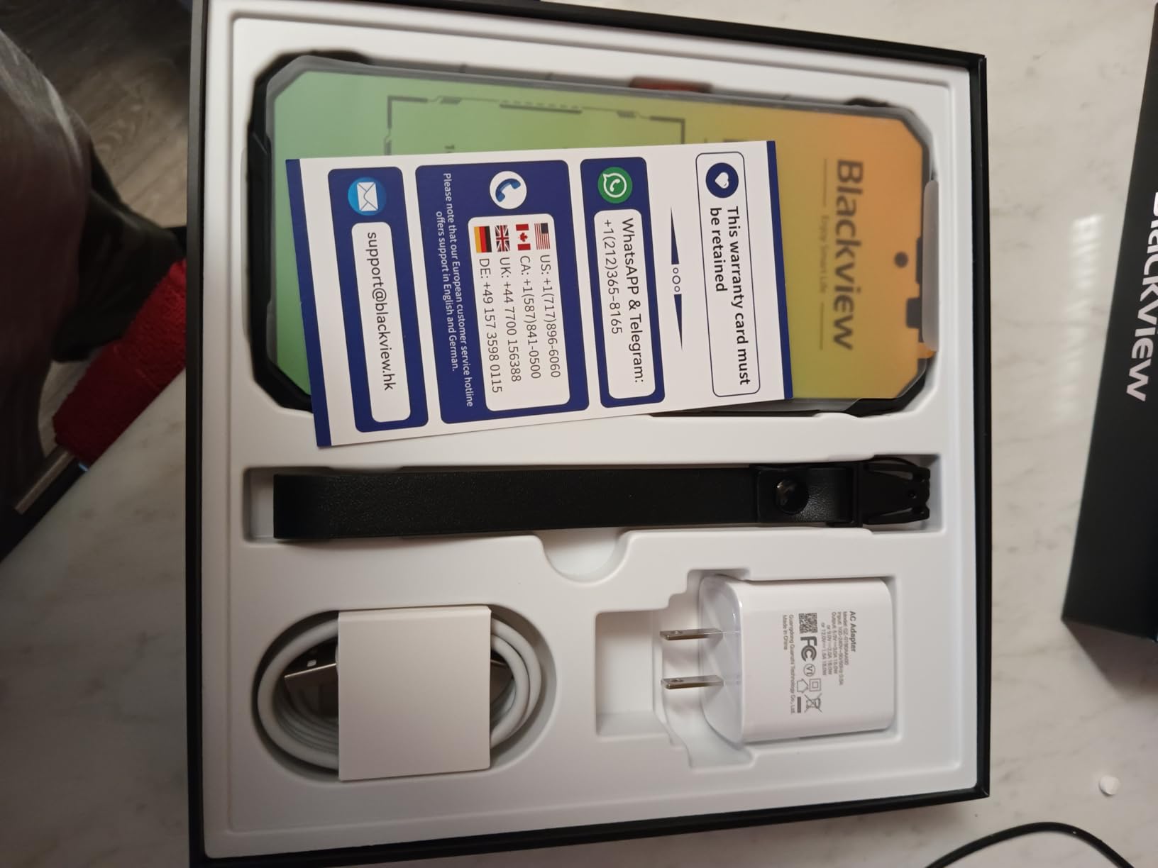 Blackview Fort 1 Rugged Phone Android 15,10000mAh Battery 12GB+128GB 2TB Expand Rugged Smartphone Unlocked, Gemini AI 6.56 Inch 90Hz, 4G T-Mobile Dual SIM IP69K Waterproof, Fingerprint/NFC/OTG/GPS customer photo 2