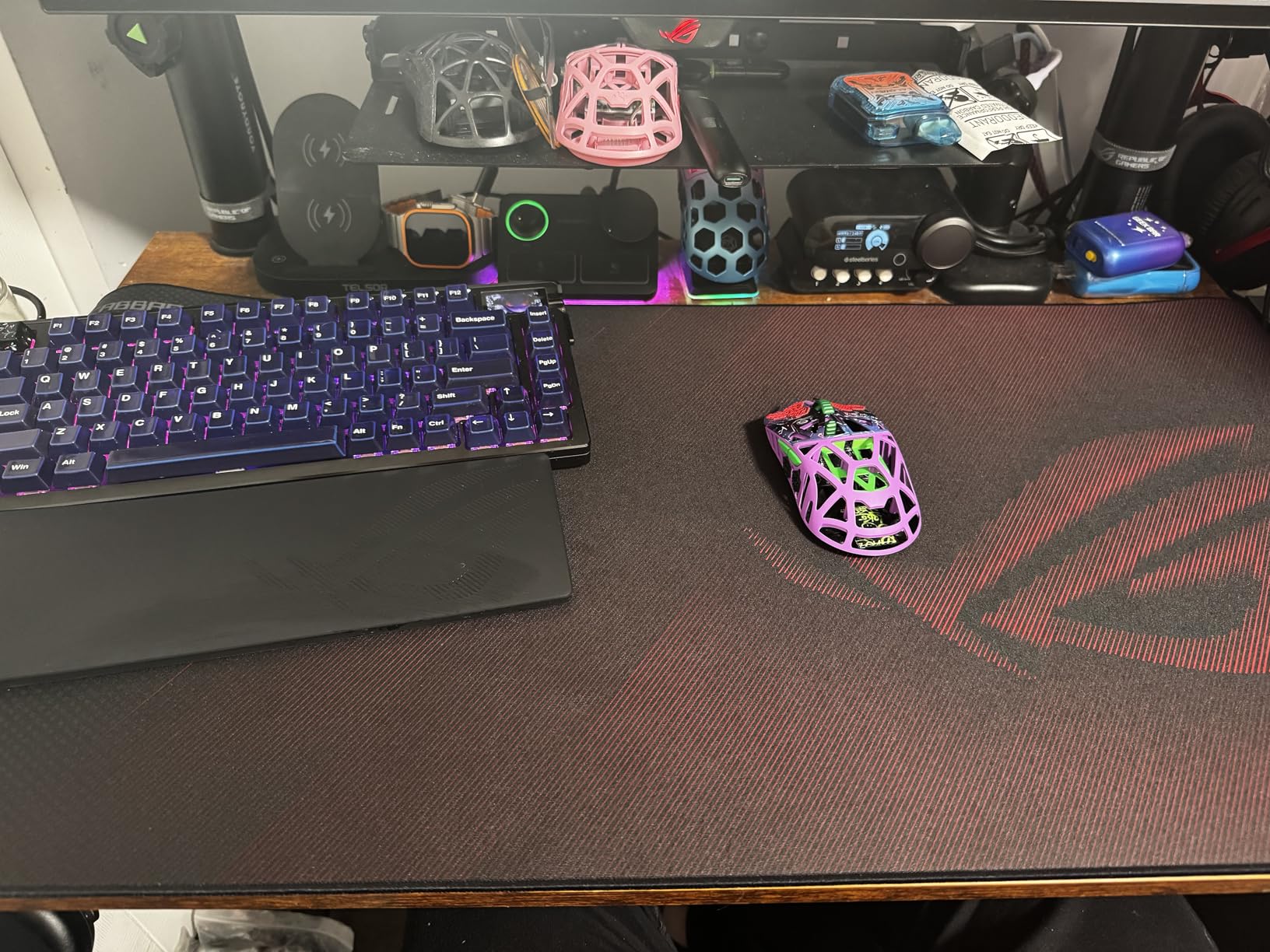 ASUS ROG Scabbard II Arctic Gray XXL Gaming Mouse Pad - 35.4