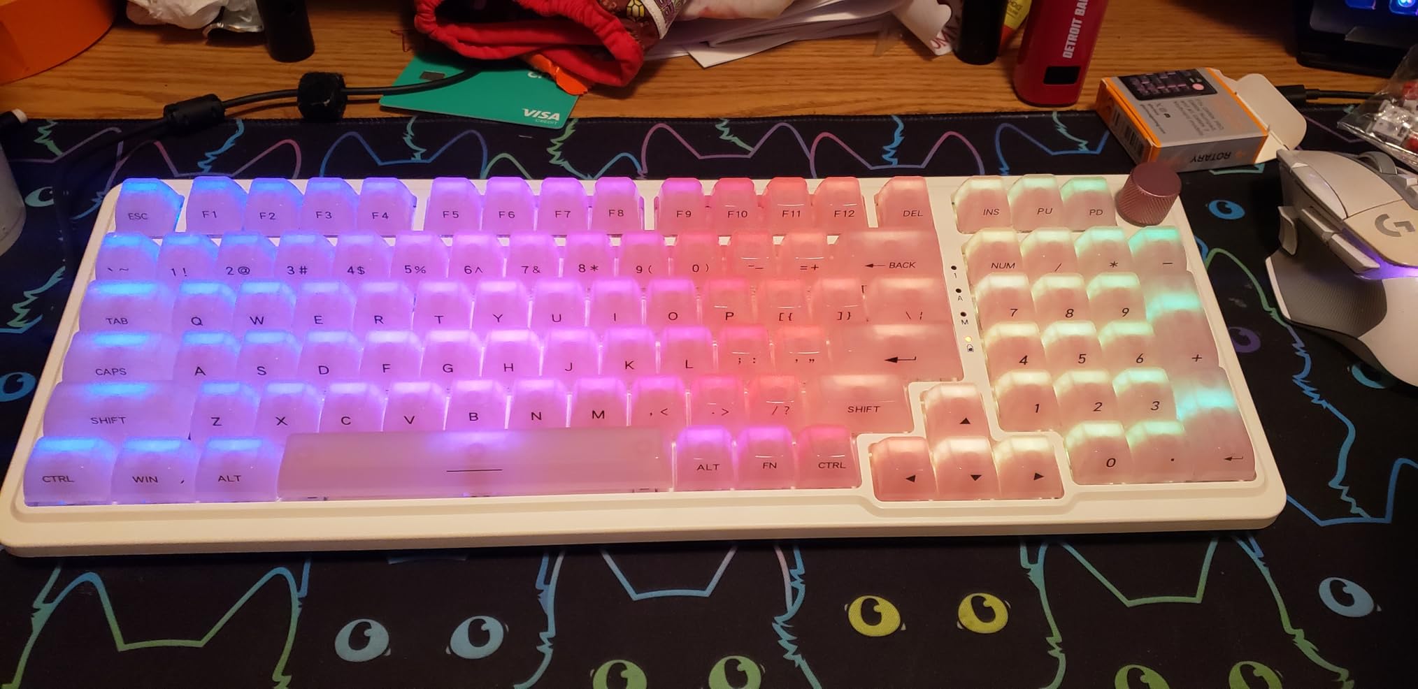 Redragon K686 HE Rapid Trigger Gaming Keyboard, 8K Wired Mechanical Keyboard w/Next-Gen UltraMag 100% POM Silky Magnetic Switch, Dual-Module Floating Patent Structure Design, 2-Layer Noise Dampening customer photo 2