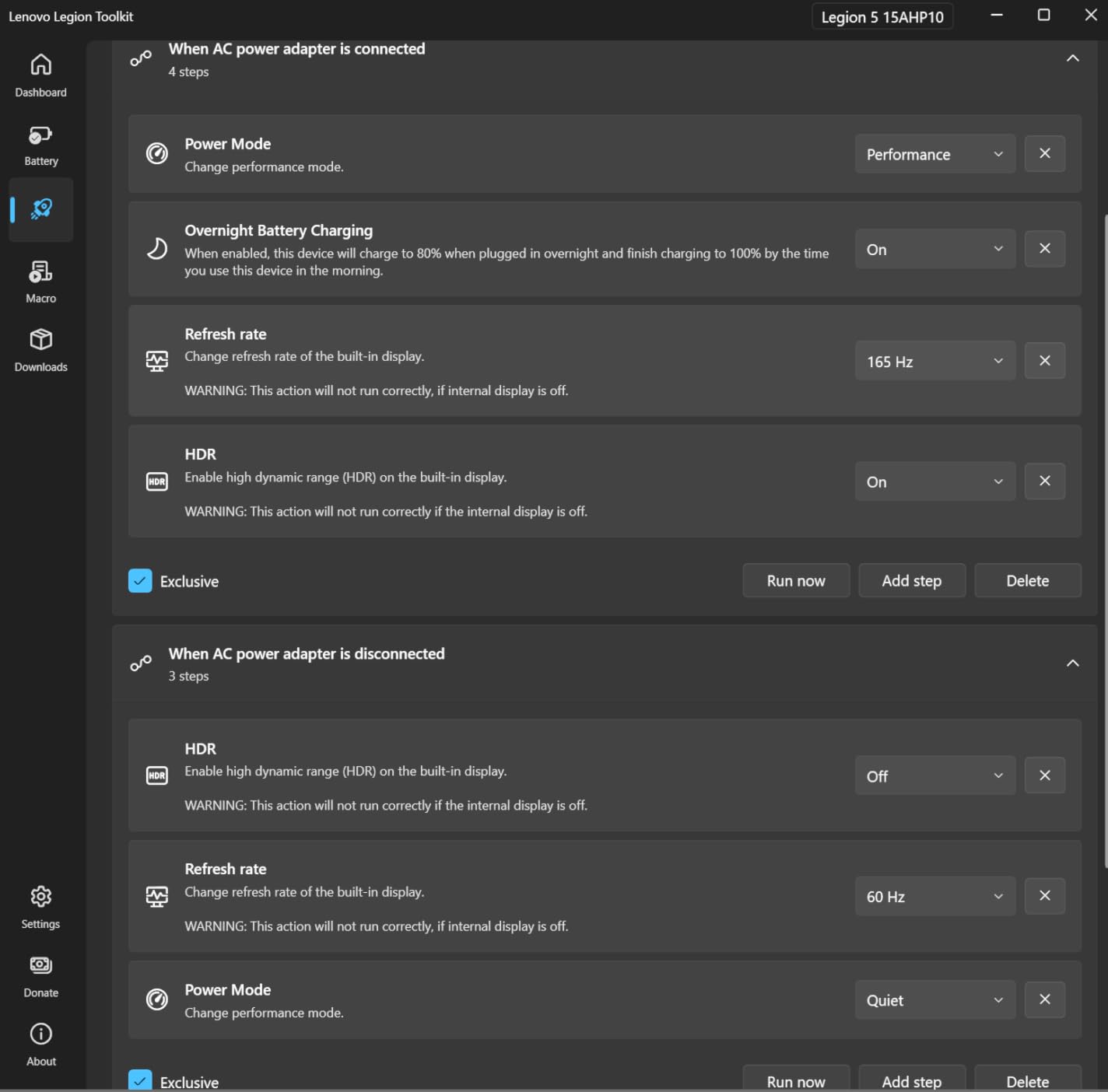 Lenovo Legion 5 15AHP10 RTX 5060 Pro Gaming Laptop, 15.1