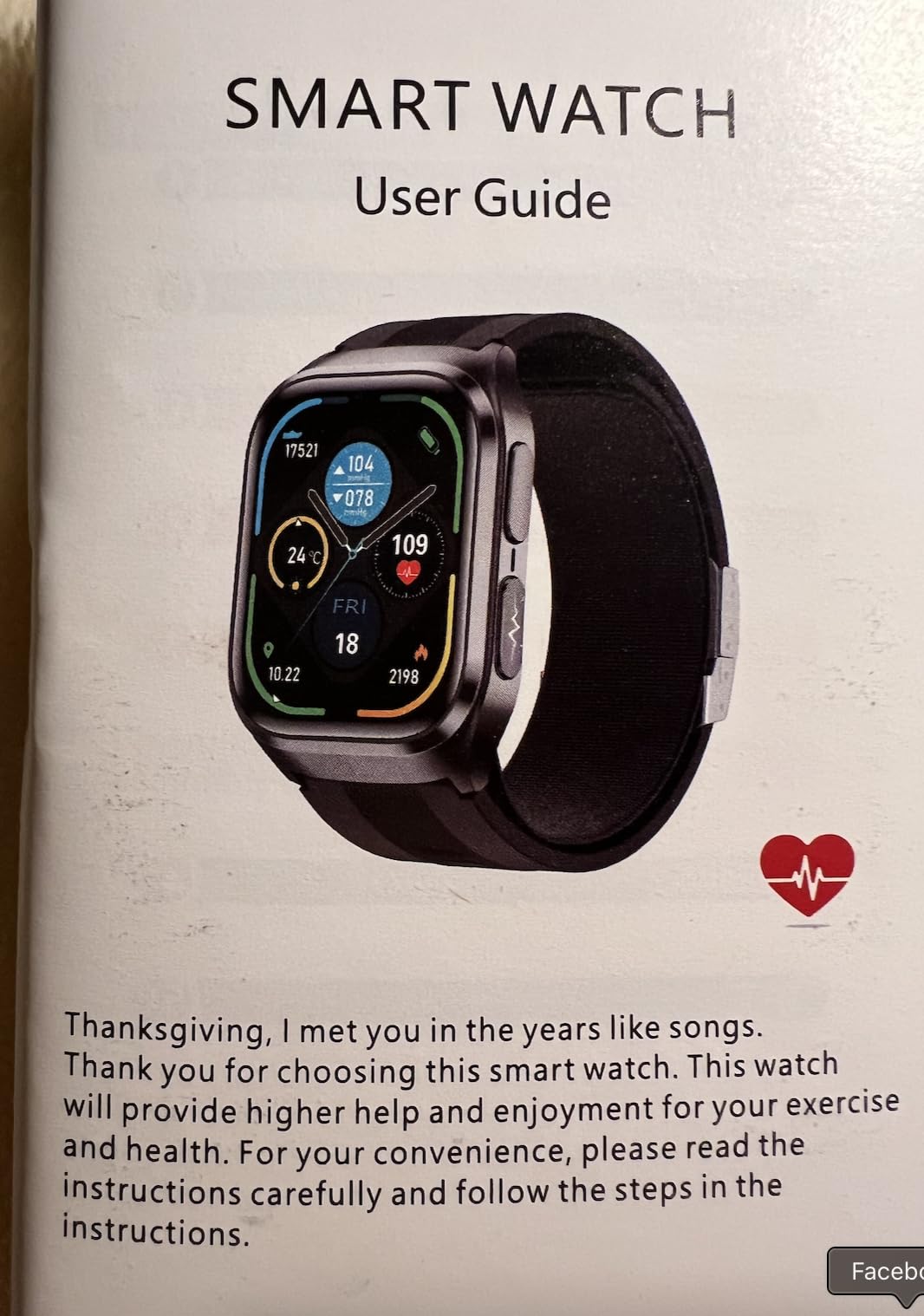 Blood Pressure Smart Watch, 2.06