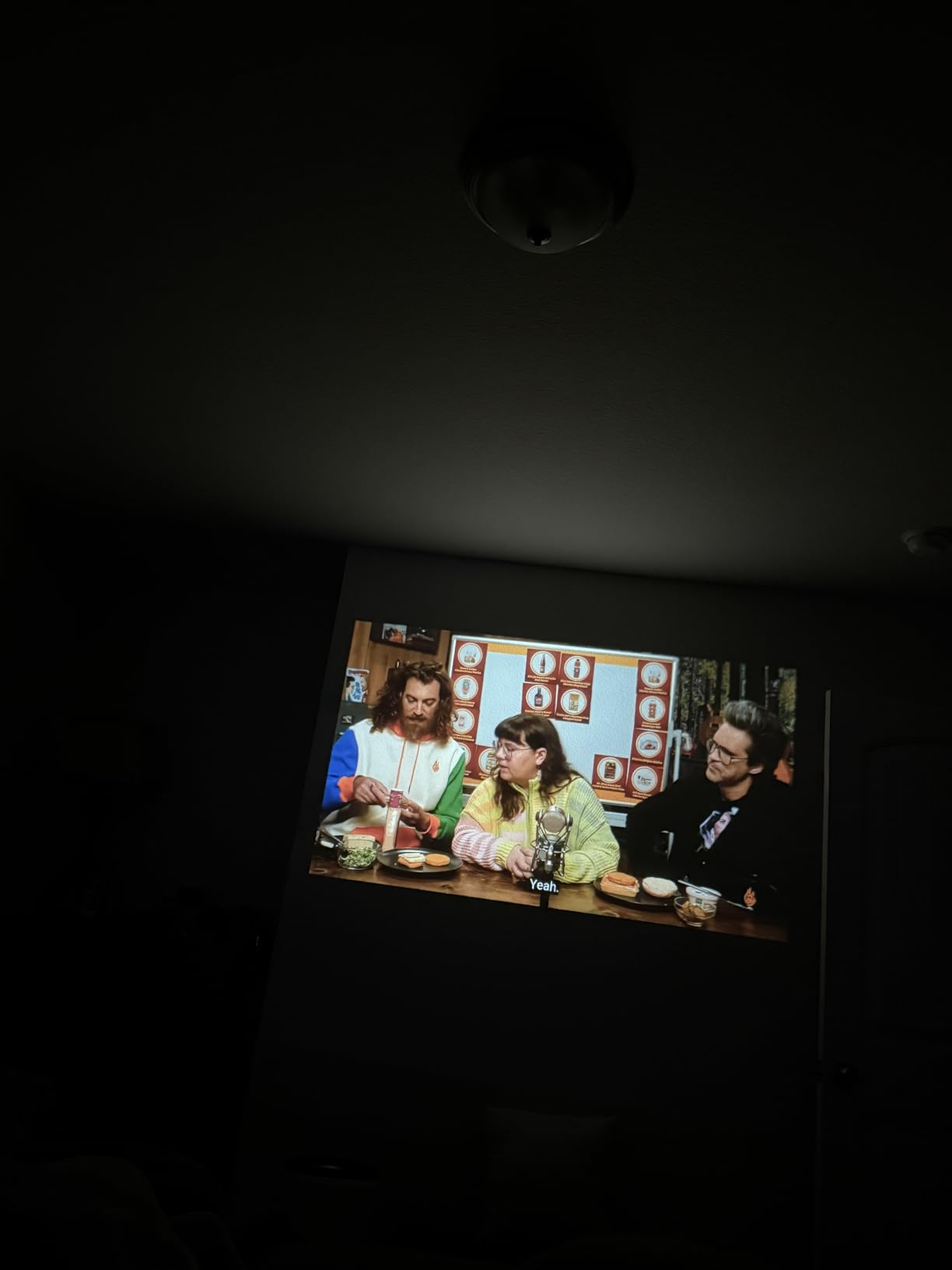 [Officially-Licensed APP & 2500 ANSI] 4K Projector with WiFi and Bluetooth,TOF Real-Time Auto Focus Smart Projector, AuKing Outdoor Movie Home Theater Proyector with Omni-Adjustable Stand(Grey) customer photo 1