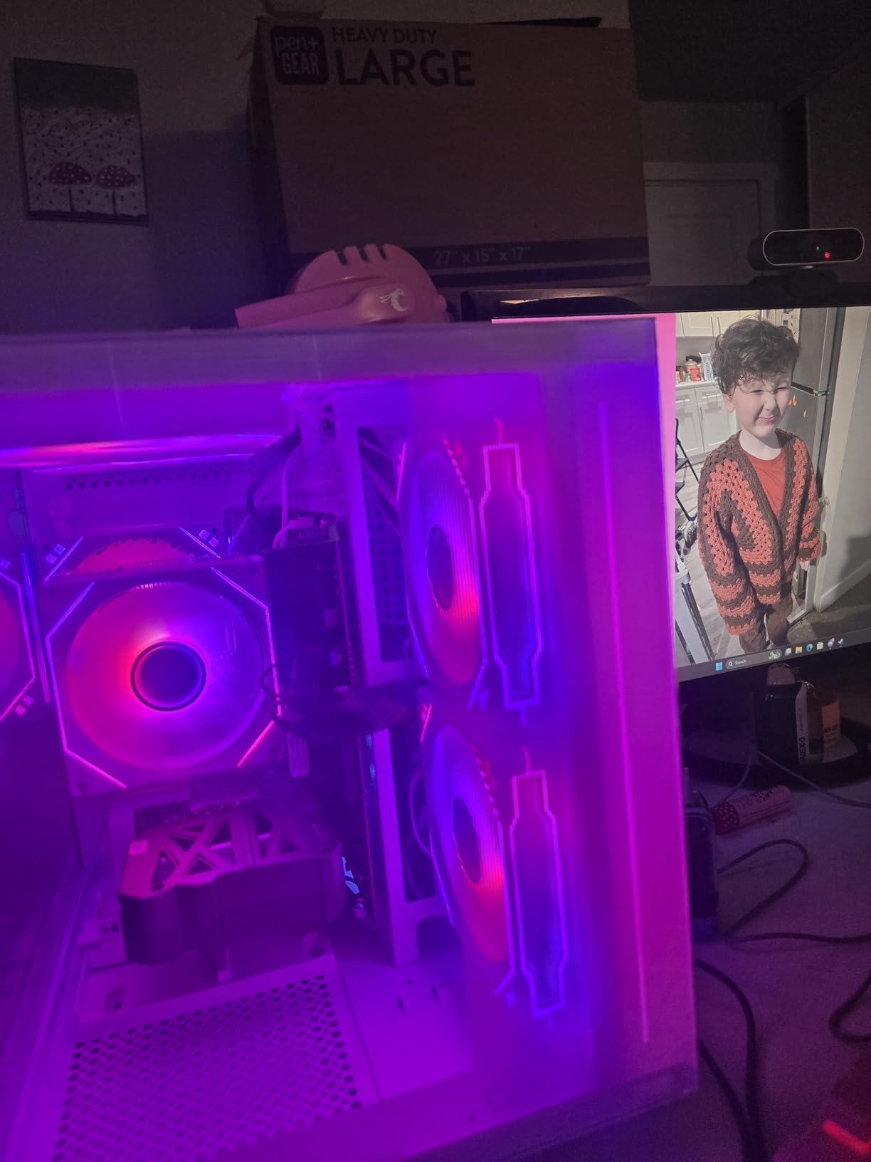 Desktop Computer, Core i5, Gaming PC GeForce RTX 3050 6G,32G DDR4 RAM, 1TB NVME SSD, Prebuilt Tower Computer for Gaming Home Business (White, Nvidia Ge Force RTX 3050, 1000, GB, DOS, GB, 32) customer photo 1