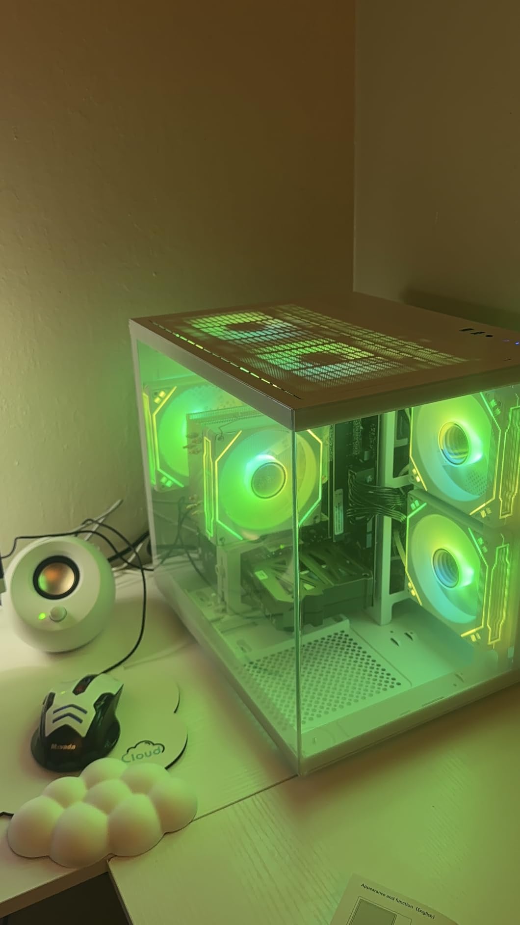 Desktop Computer, Core i5, Gaming PC GeForce RTX 3050 6G,32G DDR4 RAM, 1TB NVME SSD, Prebuilt Tower Computer for Gaming Home Business (White, Nvidia Ge Force RTX 3050, 1000, GB, DOS, GB, 32) customer photo 2