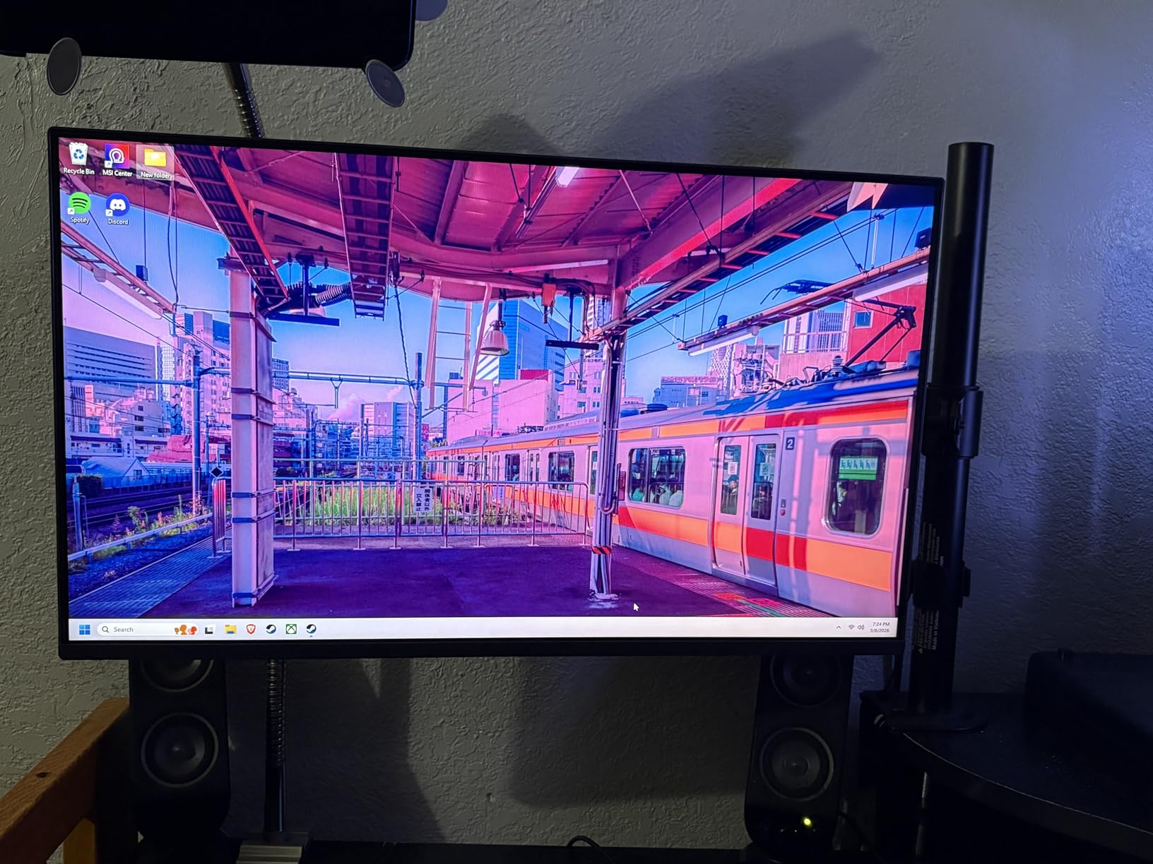 LG 24G411A-B 24-inch Ultragear Full HD (1920 x 1080) IPS Gaming Monitor, 144Hz (O/C), 1ms MBR, NVIDIA G-Sync Compatible, AMD FreeSync, HDR10, HDMI, DisplayPort, Slim Stand, Black customer photo 1