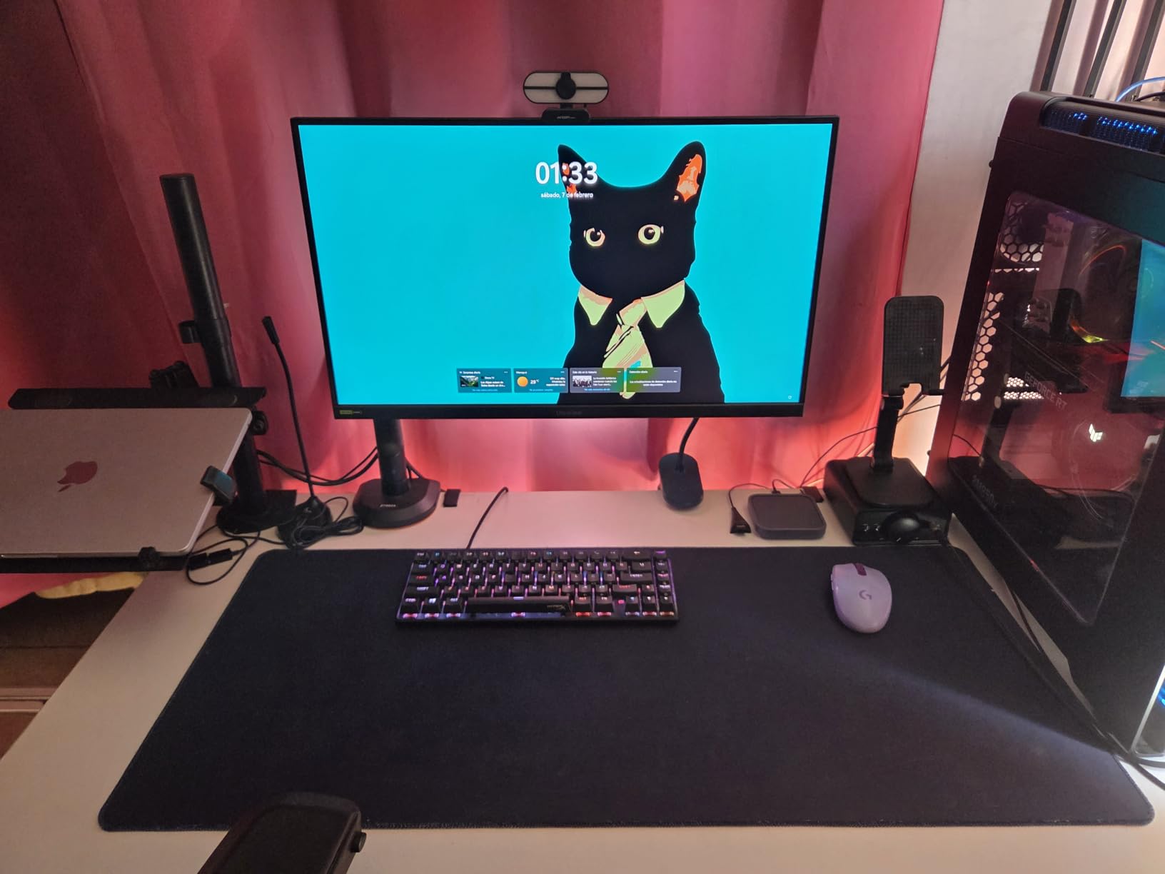 LG 27G640A-B 27-inch Ultragear QHD (2560 x 1440) IPS Gaming Monitor, 300Hz, 1ms, NVIDIA G-Sync, AMD FreeSync Premium, VESA DisplayHDR 400, HDMI 2.1, USB Type-C, Tilt/Height/Swivel/Pivot Stand, Black customer photo 1