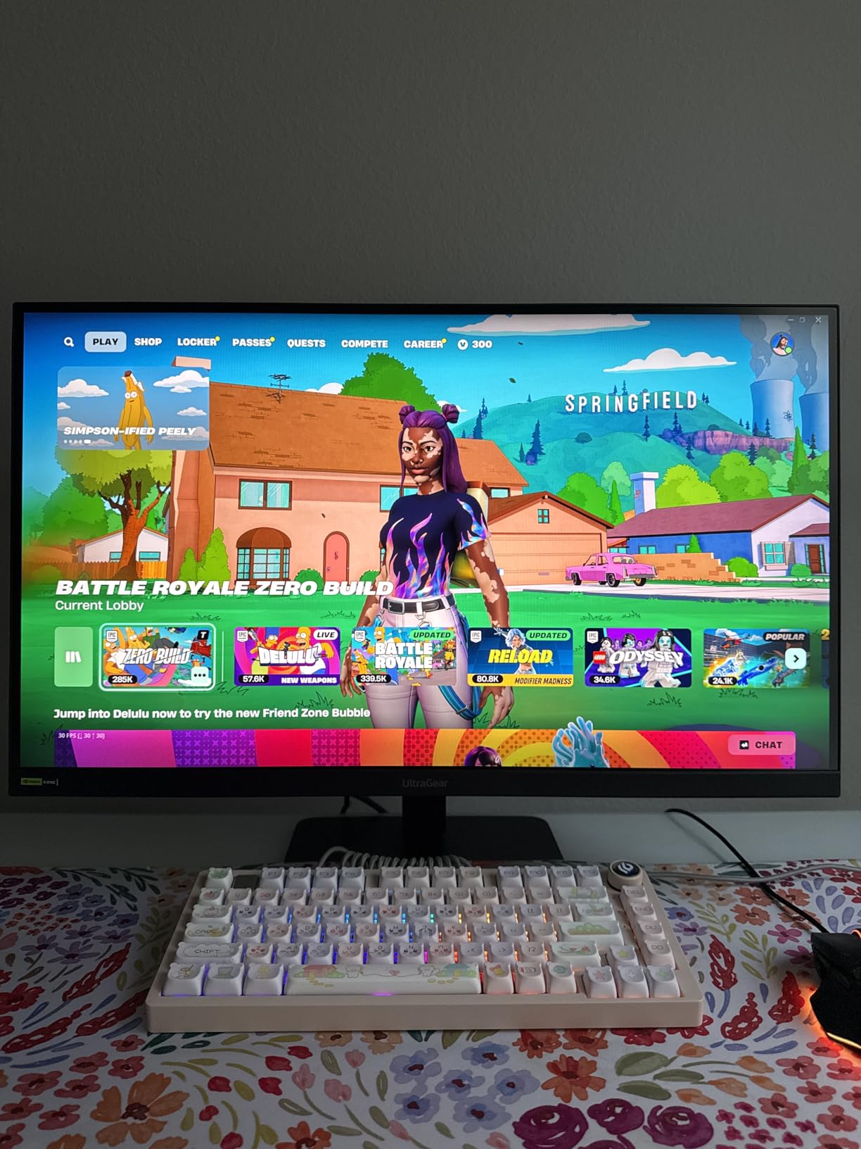 LG 27G640A-B 27-inch Ultragear QHD (2560 x 1440) IPS Gaming Monitor, 300Hz, 1ms, NVIDIA G-Sync, AMD FreeSync Premium, VESA DisplayHDR 400, HDMI 2.1, USB Type-C, Tilt/Height/Swivel/Pivot Stand, Black customer photo 2
