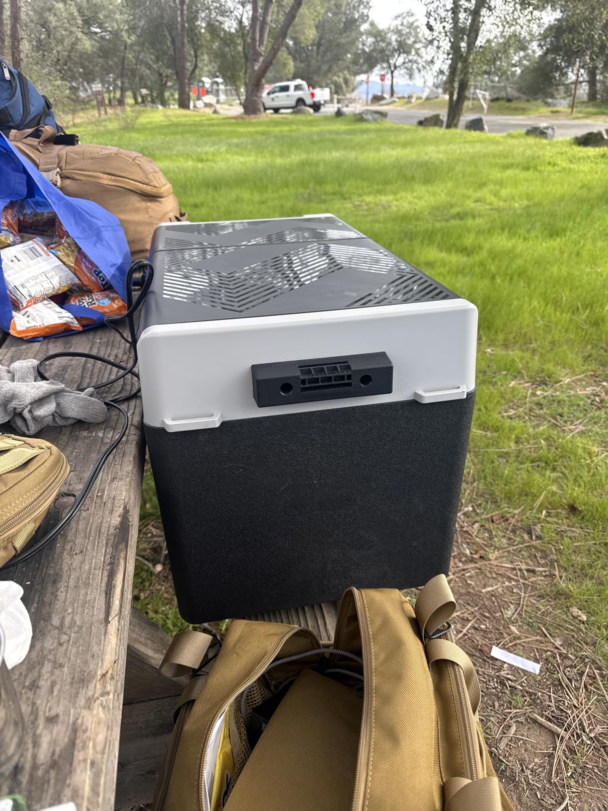 Feelfunn 12 Volt Refrigerator Car Fridge - 61QT(58L) Dual Zone Electric Cooler, Car Refrigerator -4℉~68℉, Portable Refrigerator 12/24V DC 100-240V AC, Portable Freezer for Travel Camping RV Home customer photo 1