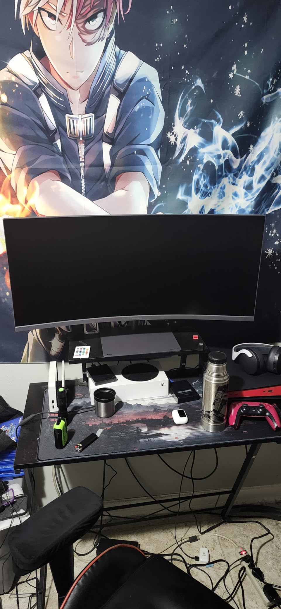 LG 34G630A-B 34-Inch Ultragear WQHD (3440 x 1440) Curved Gaming Monitor, 240Hz, 1ms, FreeSync Premium, DisplayHDR 400, Built-in Speaker, HDMI, DisplayPort, USB Type-C, Tilt/Height/Swivel Stand, Black customer photo 1