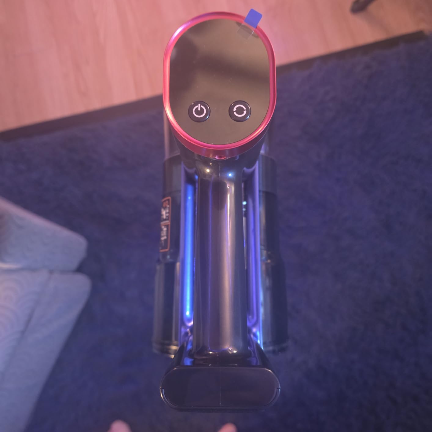 NADALY Cordless Vacuum Cleaner, 550W 45Kpa 65Mins Vacuum Cleaners for Home, Stick Vacuum with LED Display, Anti-Tangle, Self-Standing, 8-in-1 Lightweight Vacuum for Hardwood Floor/Carpet/Pet Hair customer photo 2