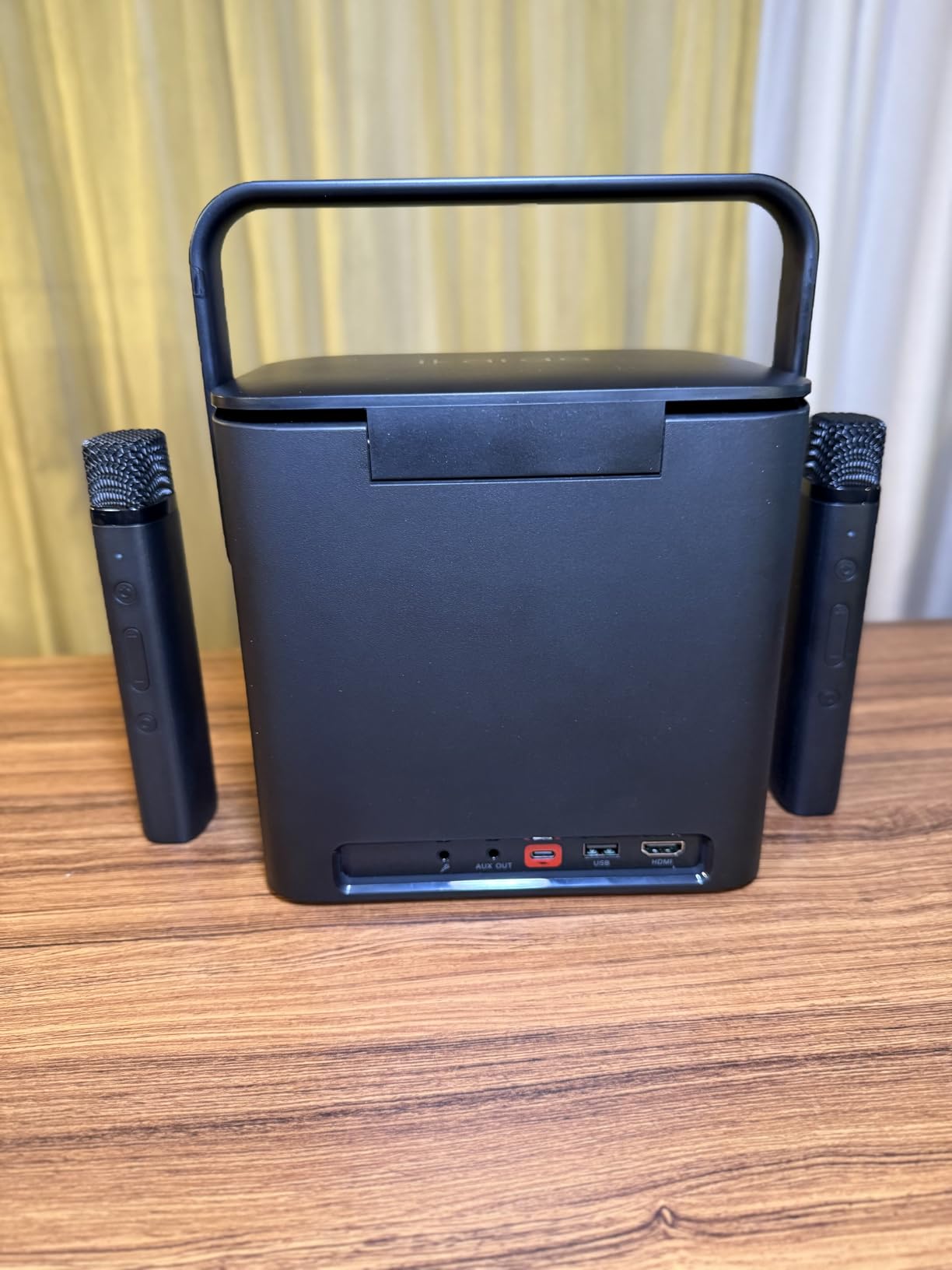 Ikarao Karaoke Machine for Adults, with Lyrics Display Screen, 32GB Karaoke Tablet, 2 Wireless Microphones, Karaoke Speaker with Autotune EQ, Connect TV, Portable Karaoke System for Home Outdoor Party customer photo 2