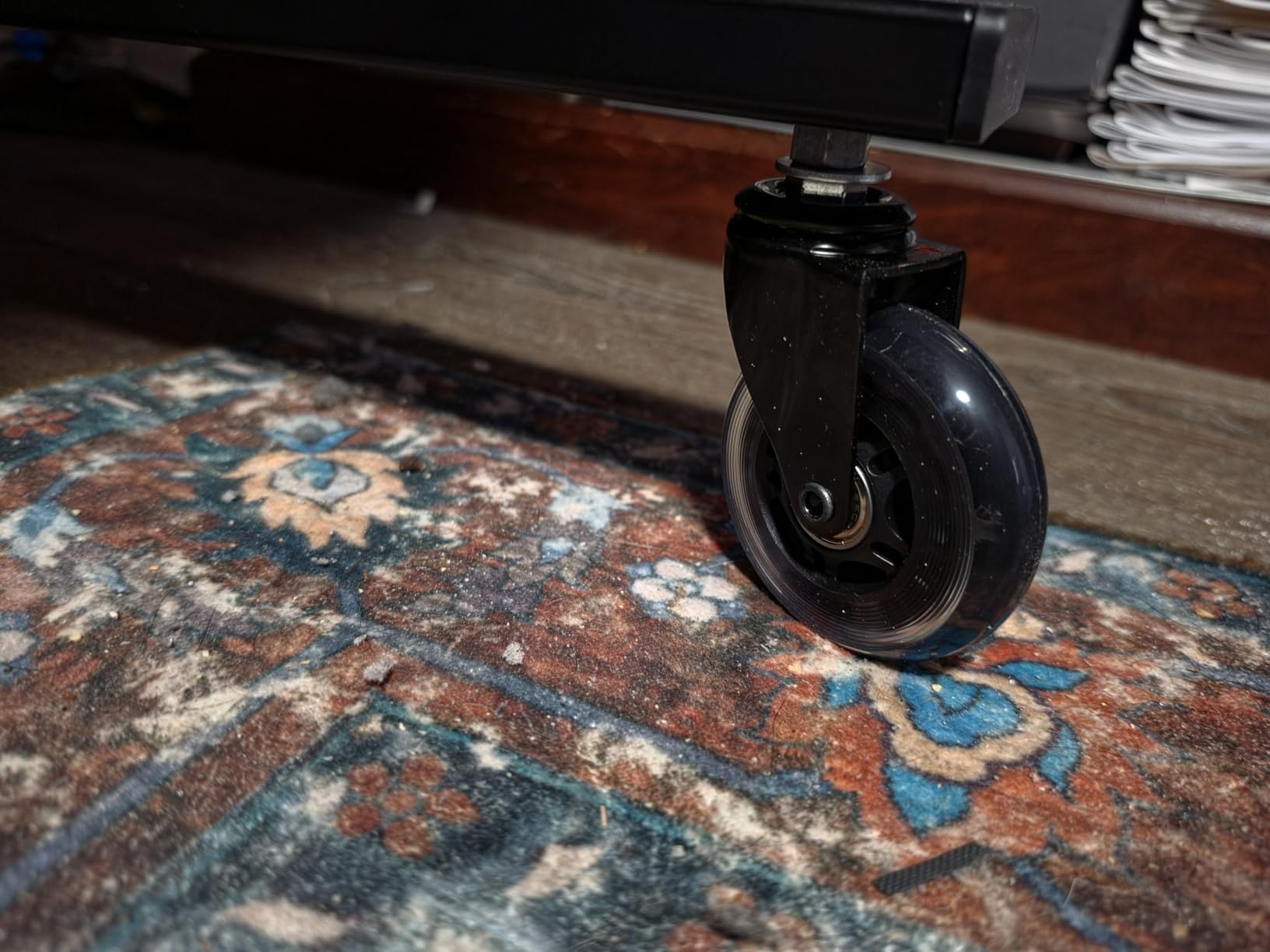 Electric Standing Desk Adjustable - 60x28 Inch Sit Stand Desk with 1 Inch Thick Tabletop, Double Beam Frame, 3 Memory Height Adjustment, Cable Management for Home Office customer photo 2