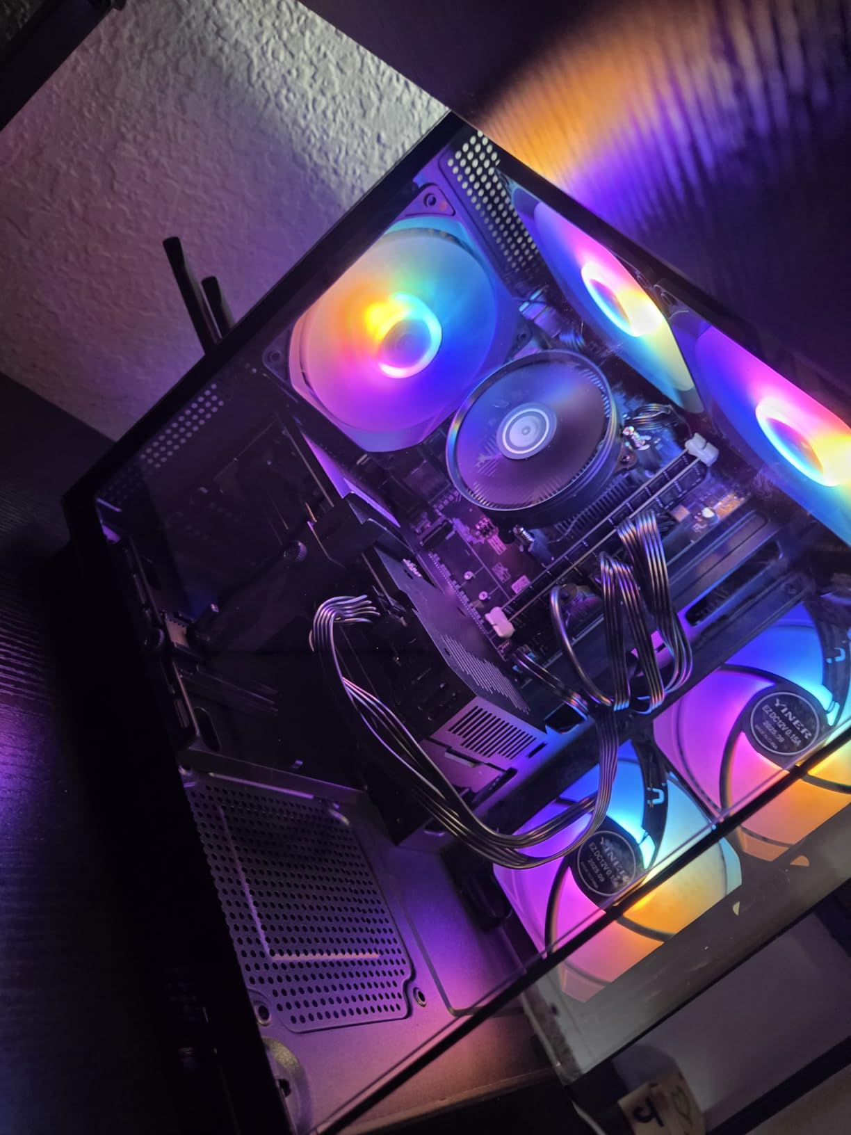 Prebuilt Gaming PC Desktop Computer,Intel Core i7 Desktop,Operating at A Frequency of 3.4-3.9 GHz,RX590 Graphics Card with 8GB GDDR5 Video Memory,16GB RAM, 512GB SSD,WiFi 5.0,RGB Fan x5 customer photo 2