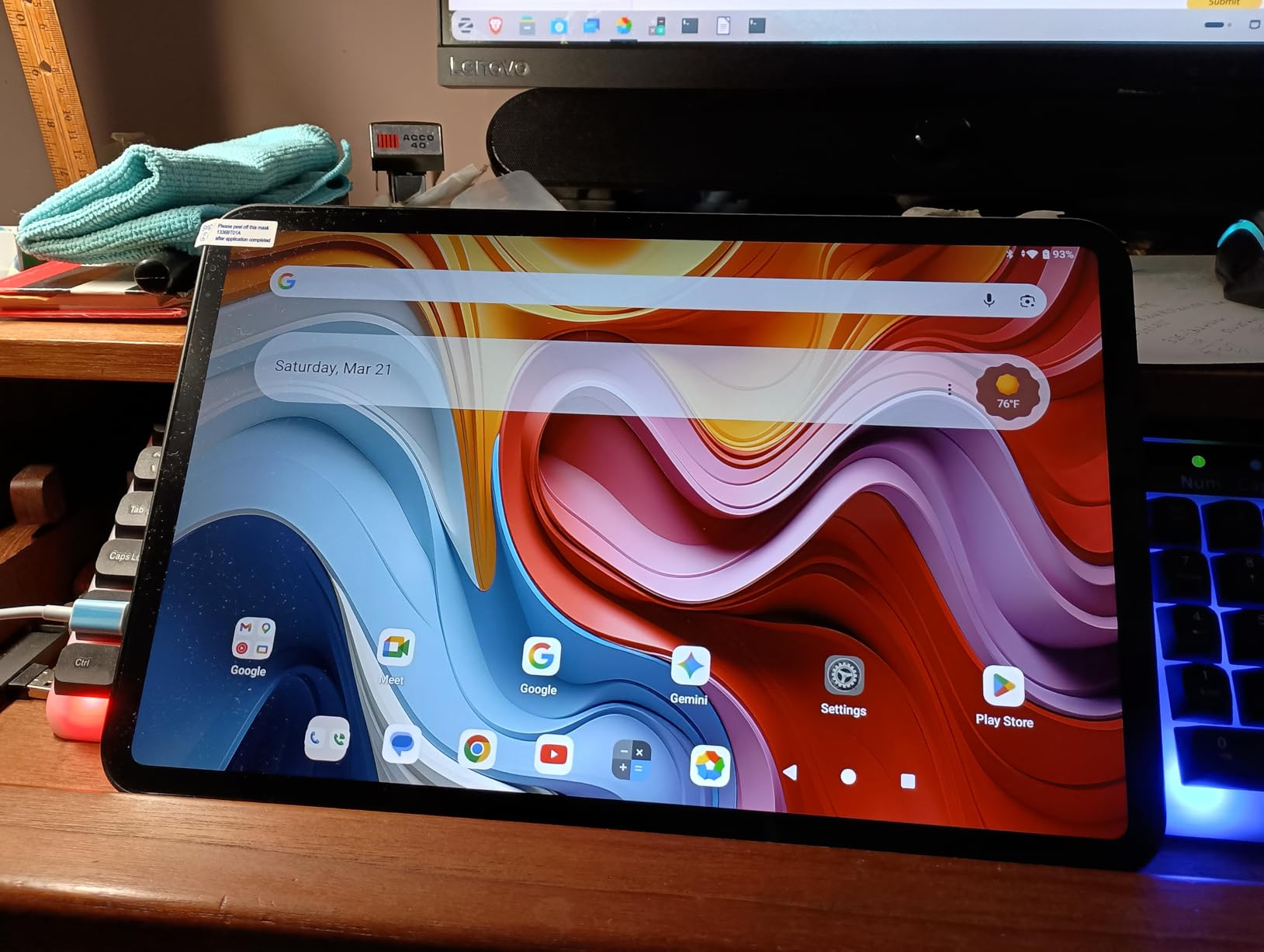 TECLAST Android 16 T65 13.4 inch Large Tablet, 20GB+128GB, 120Hz 1920x1200 IPS Display, 8000mAh, 4G LTE, 3.5mm Headphone Jack for Music Lovers customer photo 1