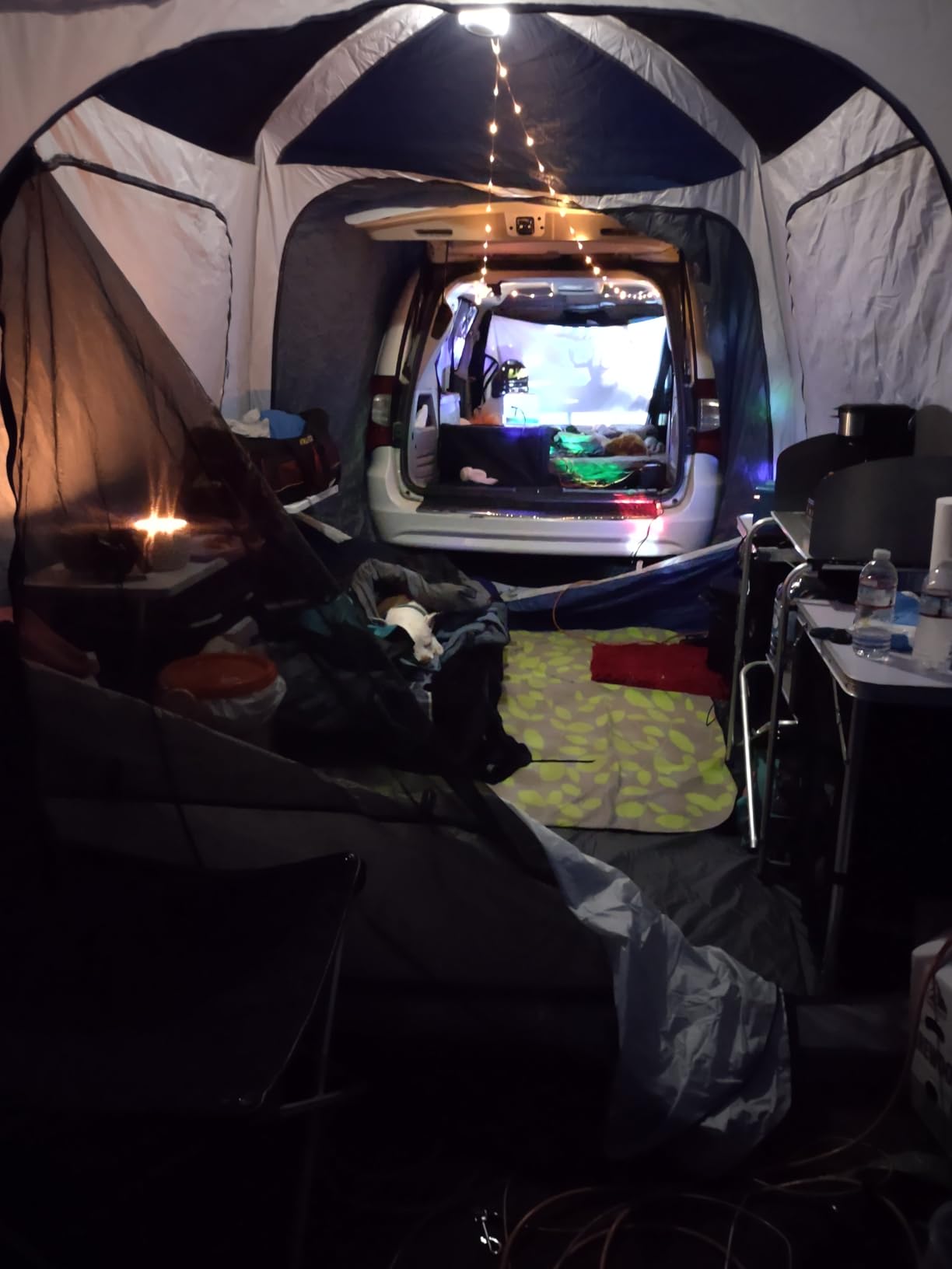 4K Smart Projector with WiFi and Bluetooth, Officially-Licensed App & 2000 ANSI,Auto Focus & Keystone Portable Projector with Stand,Outdoor Home Theater Projector customer photo 1