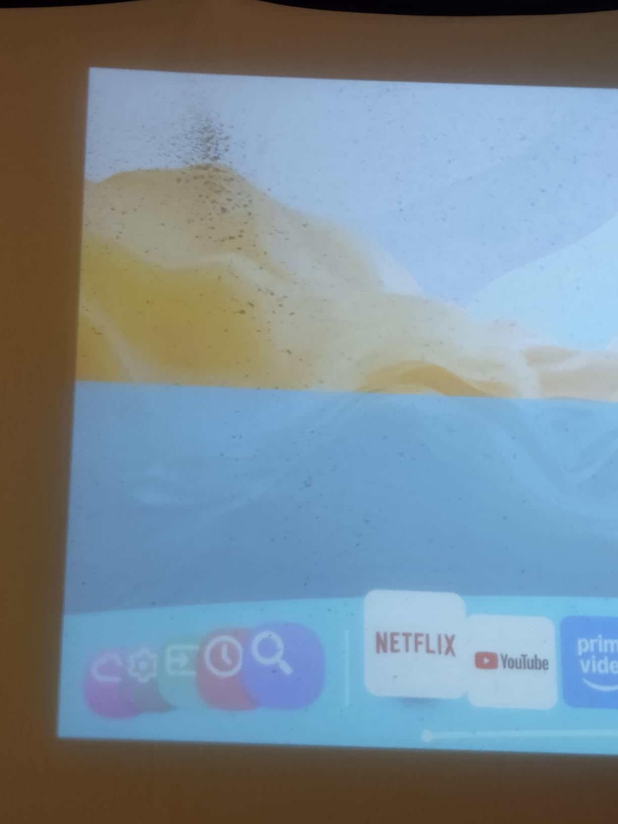 4K Smart Projector with WiFi and Bluetooth, Officially-Licensed App & 2000 ANSI,Auto Focus & Keystone Portable Projector with Stand,Outdoor Home Theater Projector customer photo 2