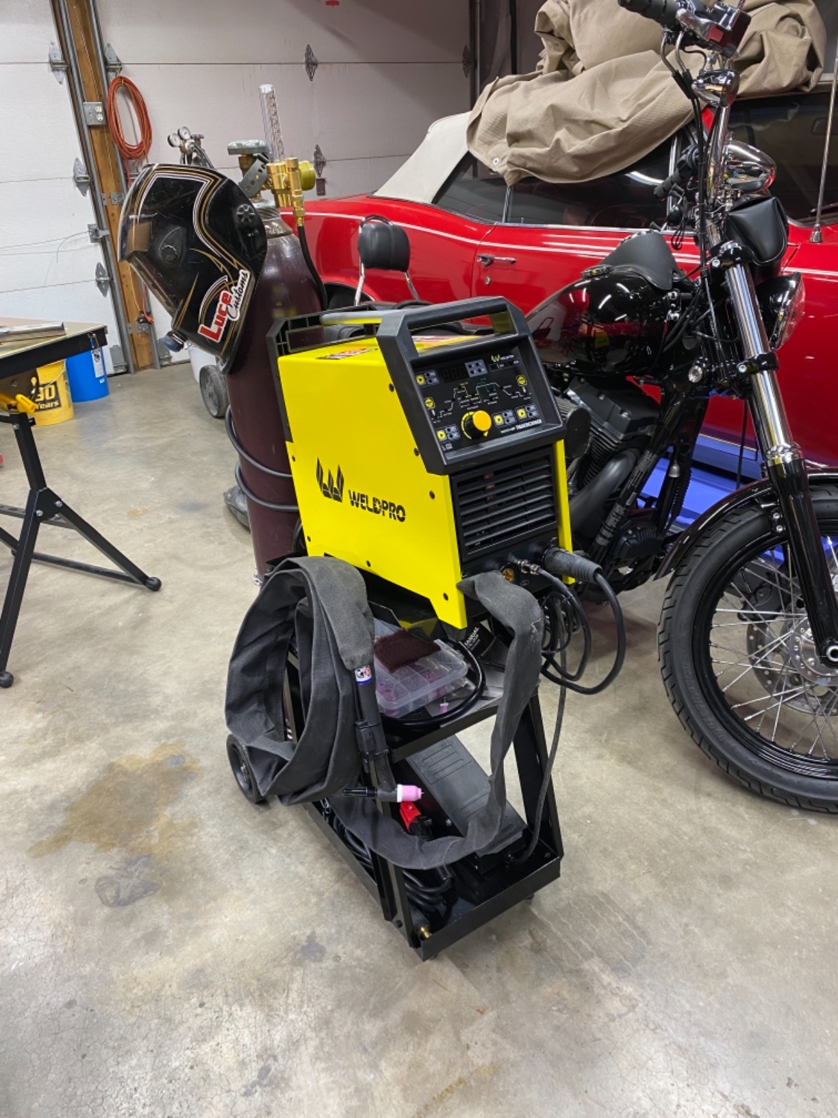 Weldpro 200A AC/DC TIG Welder with Pulse, 110V/220V Dual Voltage Aluminum TIG Welder, AC TIG/DC TIG/AC PULSE TIG/DC PULSE TIG/Stick 5 in 1 Multiprocess Welding Machine with TIG Torch & Foot Pedal customer photo 2