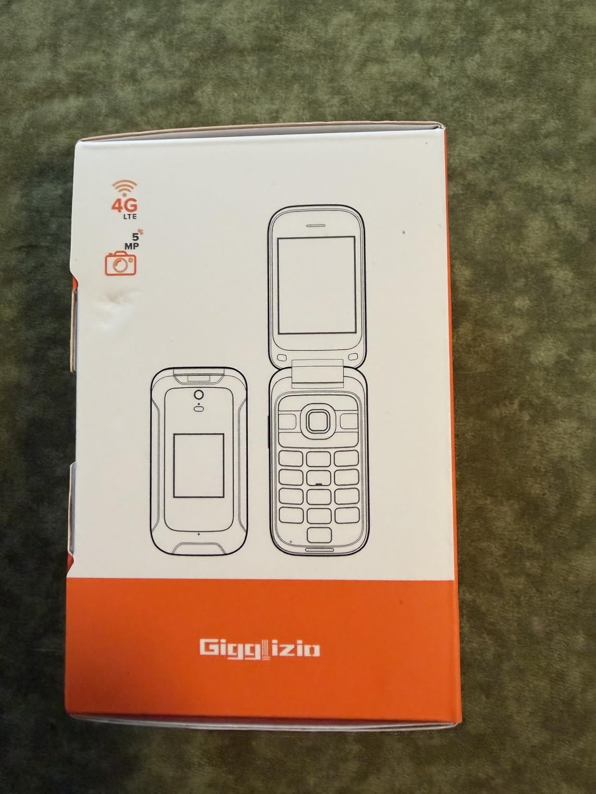 4G Flip Phone Unlocked for Seniors & Kids, 3.2+2.0 inch Dual Screen KaiOS Basic Phone for Travel, Large Battery, Supports AT&T, T-Mobile (Black) customer photo 2