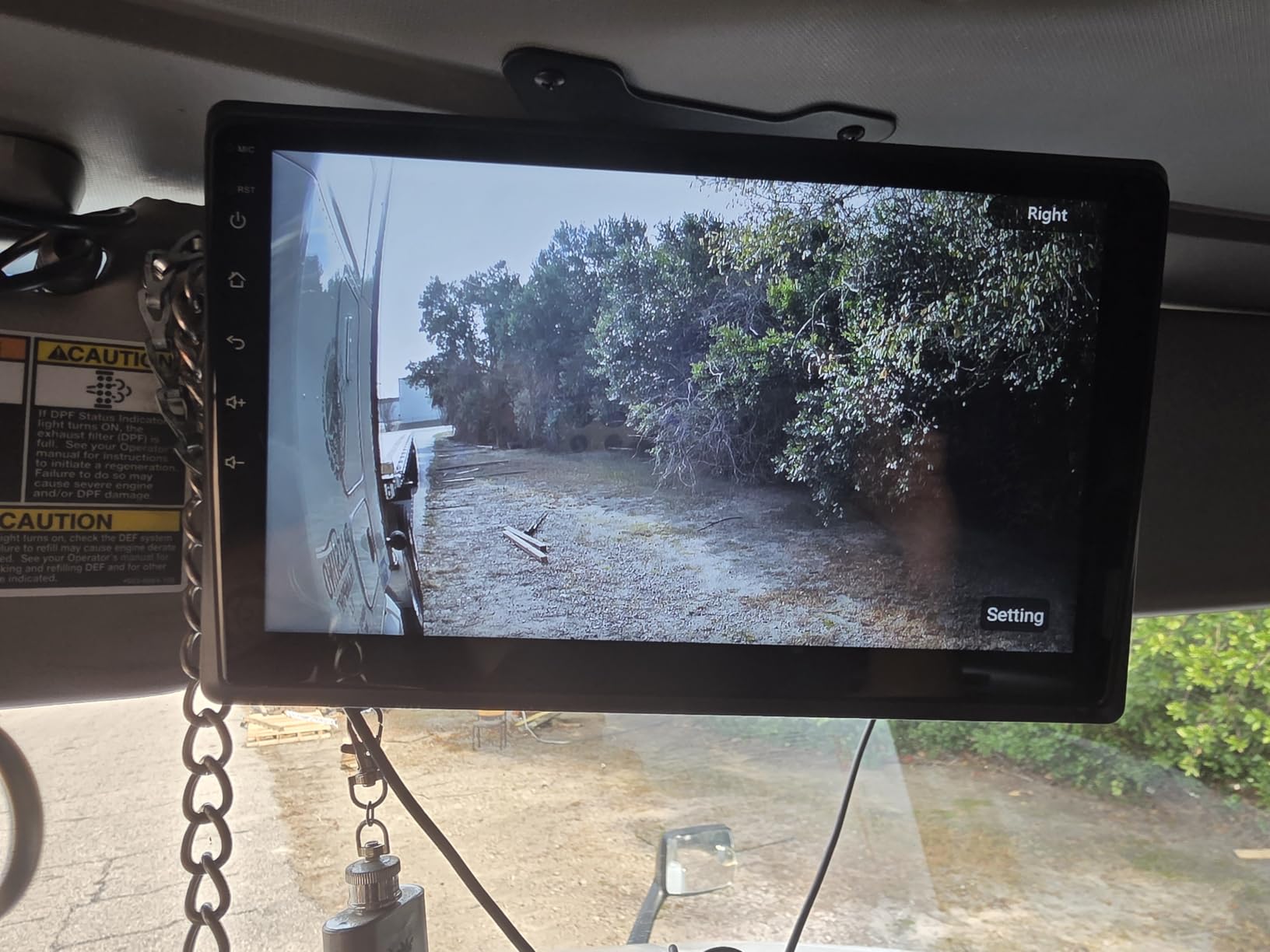 RV Backup Camera System with Carplay, Wired Security 1080P Cameras with 10.1 inch Android Auto 6 CH Touch Screen, GPS Navigation Loop Recording DVR for RV Semi Truck Trailer Camper customer photo 2