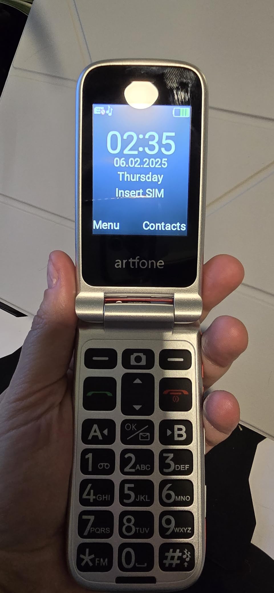 G6 Pro Red - 4G LTE Flip Phone Unlcoked丨Cell Phone for Seniors丨2.4