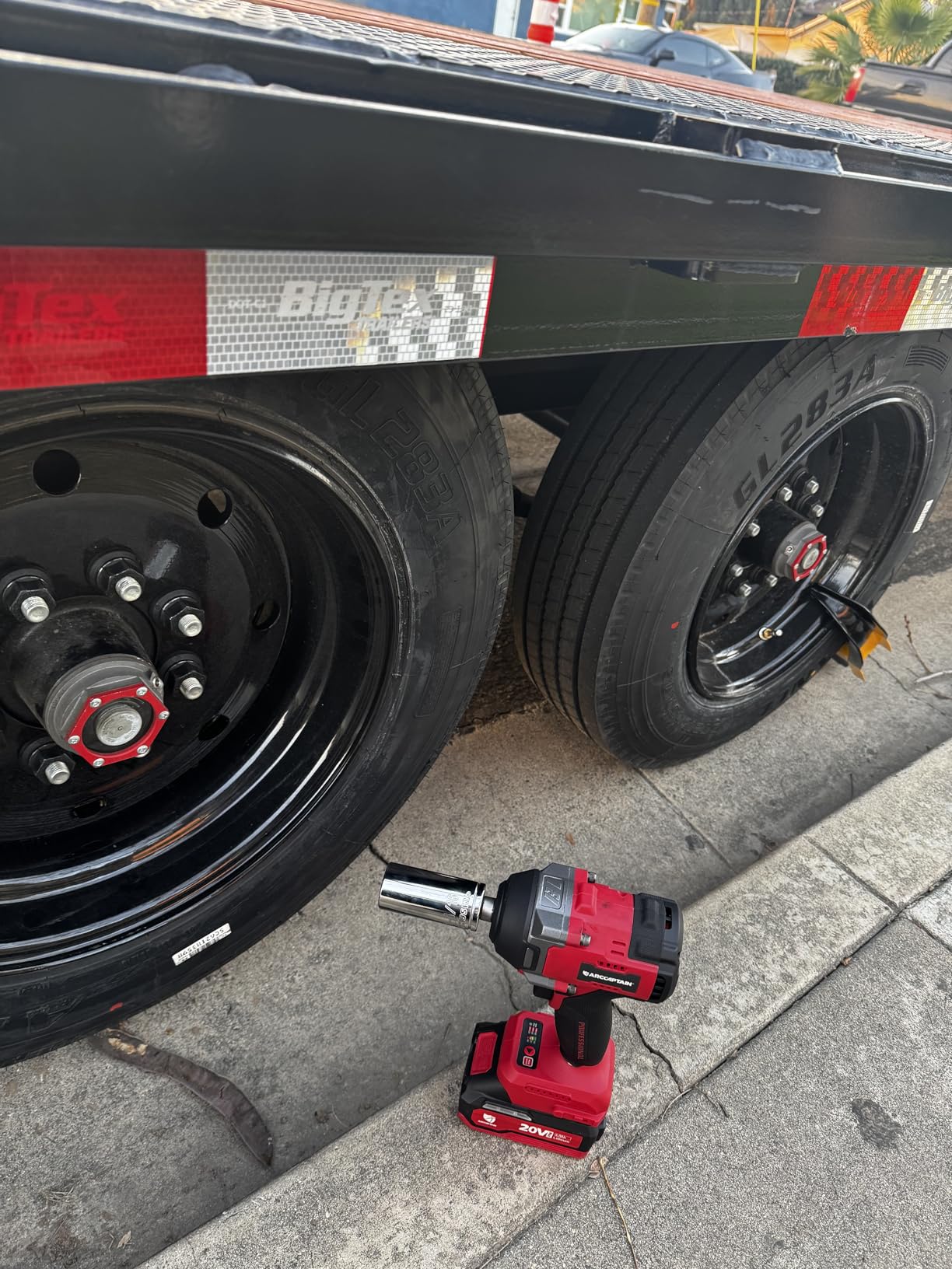 ARCCAPTAIN Cordless Impact Wrench, 1500N.m (1000Ft-lbs) 1/2