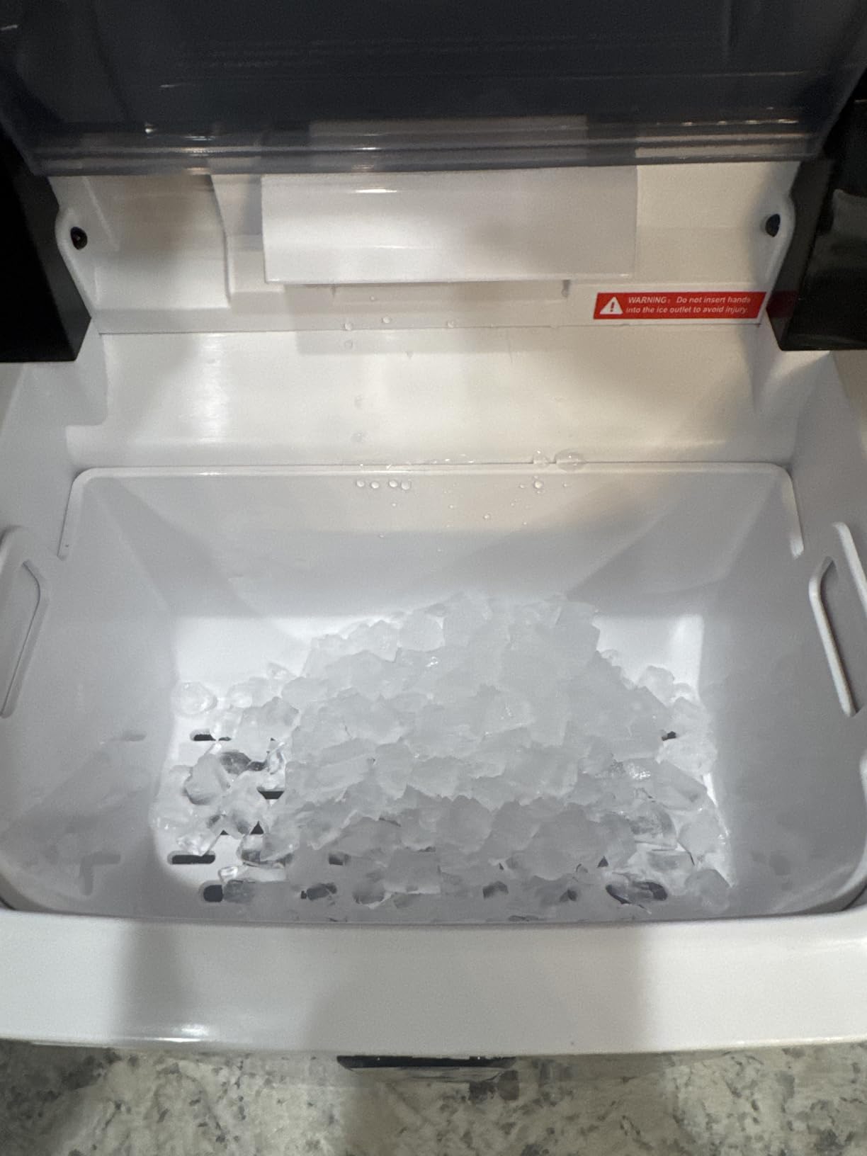 Aeitto Nugget Ice Maker Countertop, 42lbs/24H Ice Machine with 1.5L Water Tank, Rapid Ice Release in 6 Mins, Self-Cleaning Pebble Ice Maker with Basket and Scoop for Home Office RV and Party, Silver customer photo 1