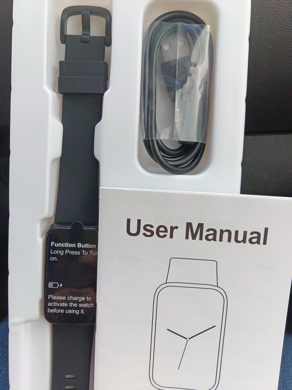 Fitness Trackers,Blood Oxygen Heart Rate Sleep Monitor,Smart Band 24/7 Health Monitoring,Calorie Pedometer Steps Counter Activity watchs/Notifications for iOS/Android customer photo 2