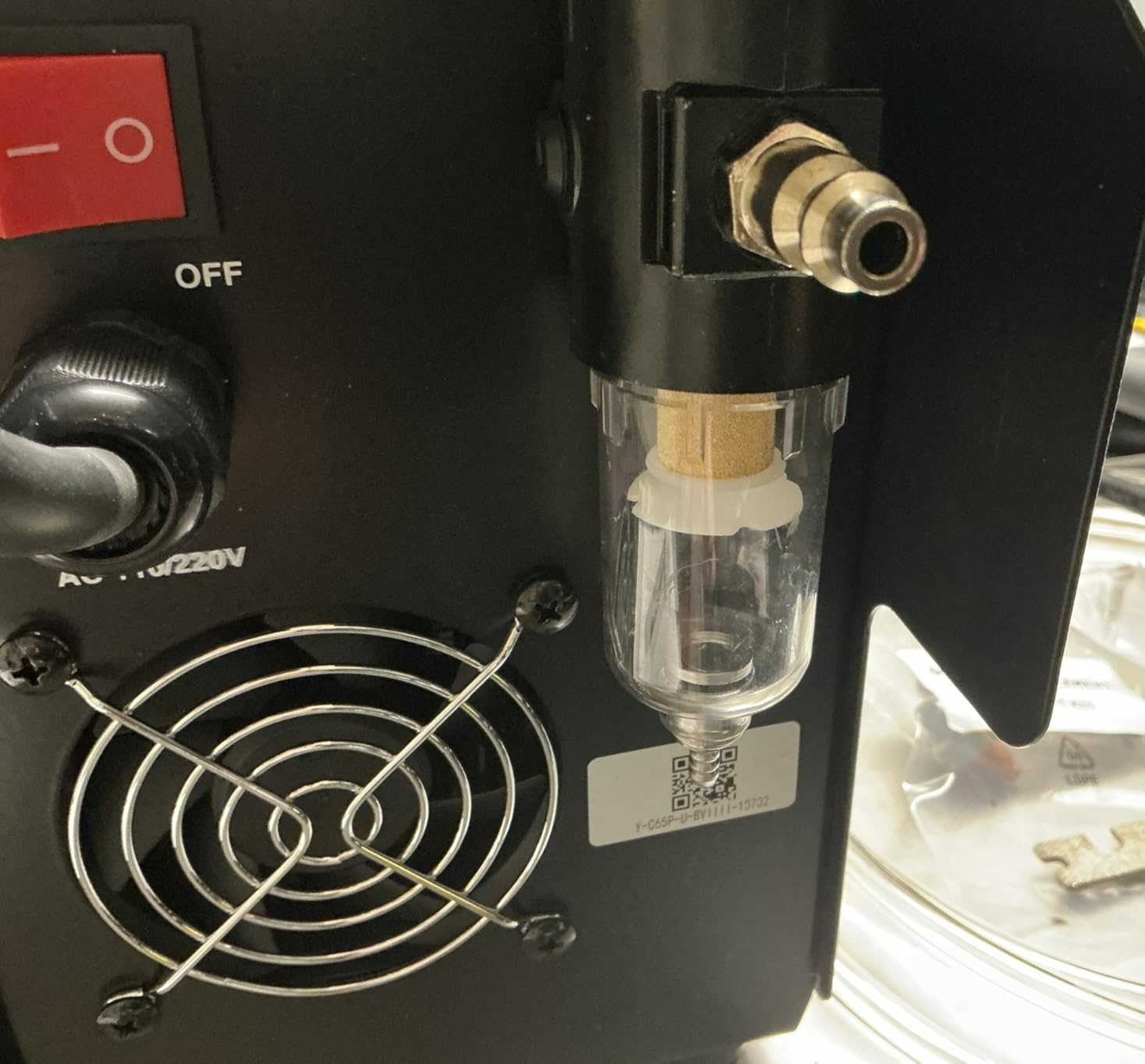 YESWELDER Plasma Cutter, 65Amp 110V/220V Non-High Frequency Non-Touch Pilot Arc 4-In-1 Plate Cutting/Grid Cutting/Gouging/Marking Multifunctional Plasma Cutting Machine CUT-65DS PLUS customer photo 2