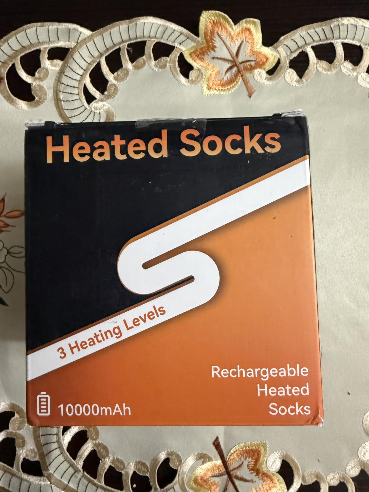 Heated Socks, APP Control Electric Heated Socks for Men Women, Rechargeable Battery Powered Warm Socks, Washable Thermal Socks Foot Warmer for Winter Hunting Skiing Hiking Camping customer photo 1