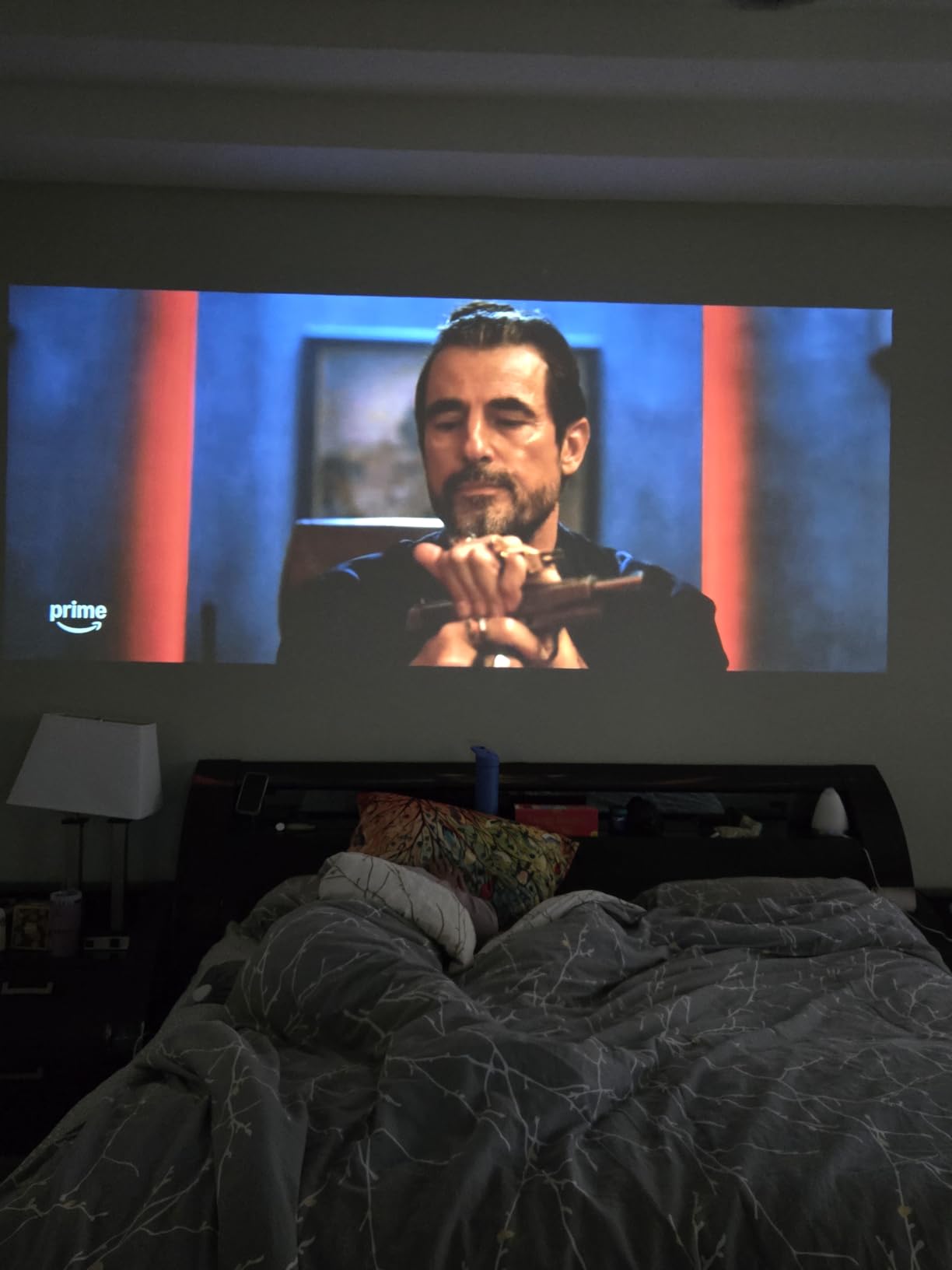 GO2 3500 ANSI Outdoor 4K Projector with WiFi and Bluetooth, Auto Focus, Auto Keystone Smart Projector Support Dolby Audio, Short Throw Projector with 360° Stand customer photo 2