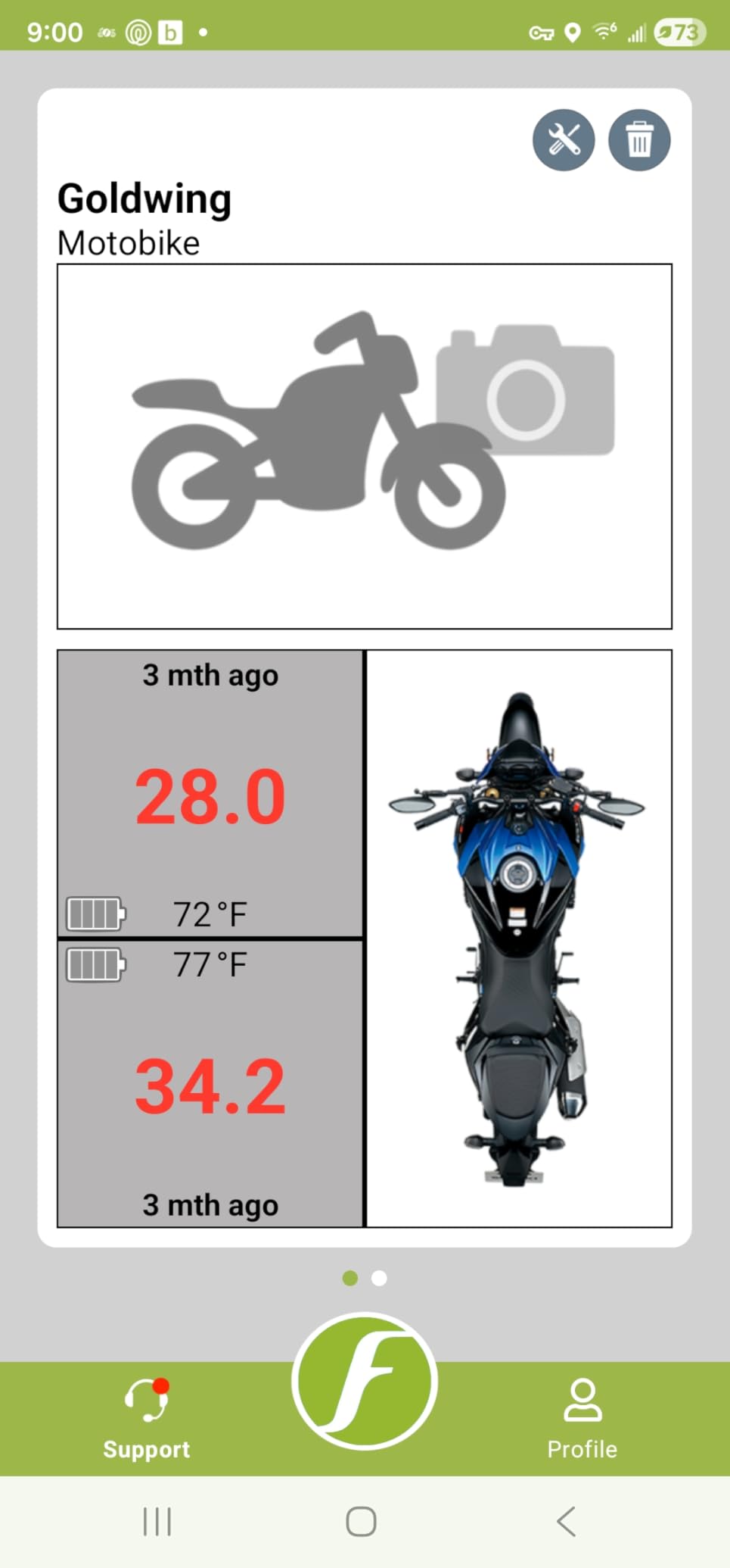 FOBO Bike LITE Wireless Tire Pressure Monitoring System (TPMS) - Bluetooth 5.0 Tire Pressure Sensor | Real-Time Tire Pressure Monitoring | Easy QR App Setup | iOS & Android Compatible TPMS Sensors customer photo 2