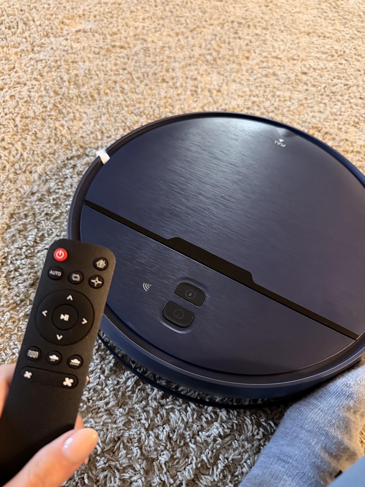 Robot Vacuum and Mop Combo, 2 in 1 Robotic Vacuums Cleaner with WiFi/App, Robot Vacuum with Water Tank, Strong Suction, Schedule, Self-Charging, Quiet, for Hard Floor, Pet Hair, Low Pile Carpet customer photo 2