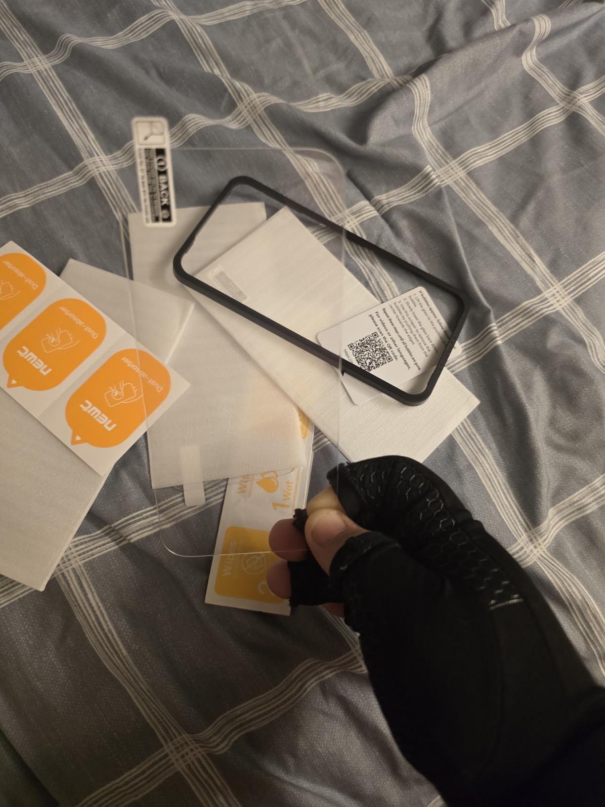 Wiaocit 3 Pack Tempered Glass Screen Protector for Samsung Galaxy S26 with 3 Pack Camera Lens Protector, 9H Hardness, Bubble Free, Case Friendly customer photo 1