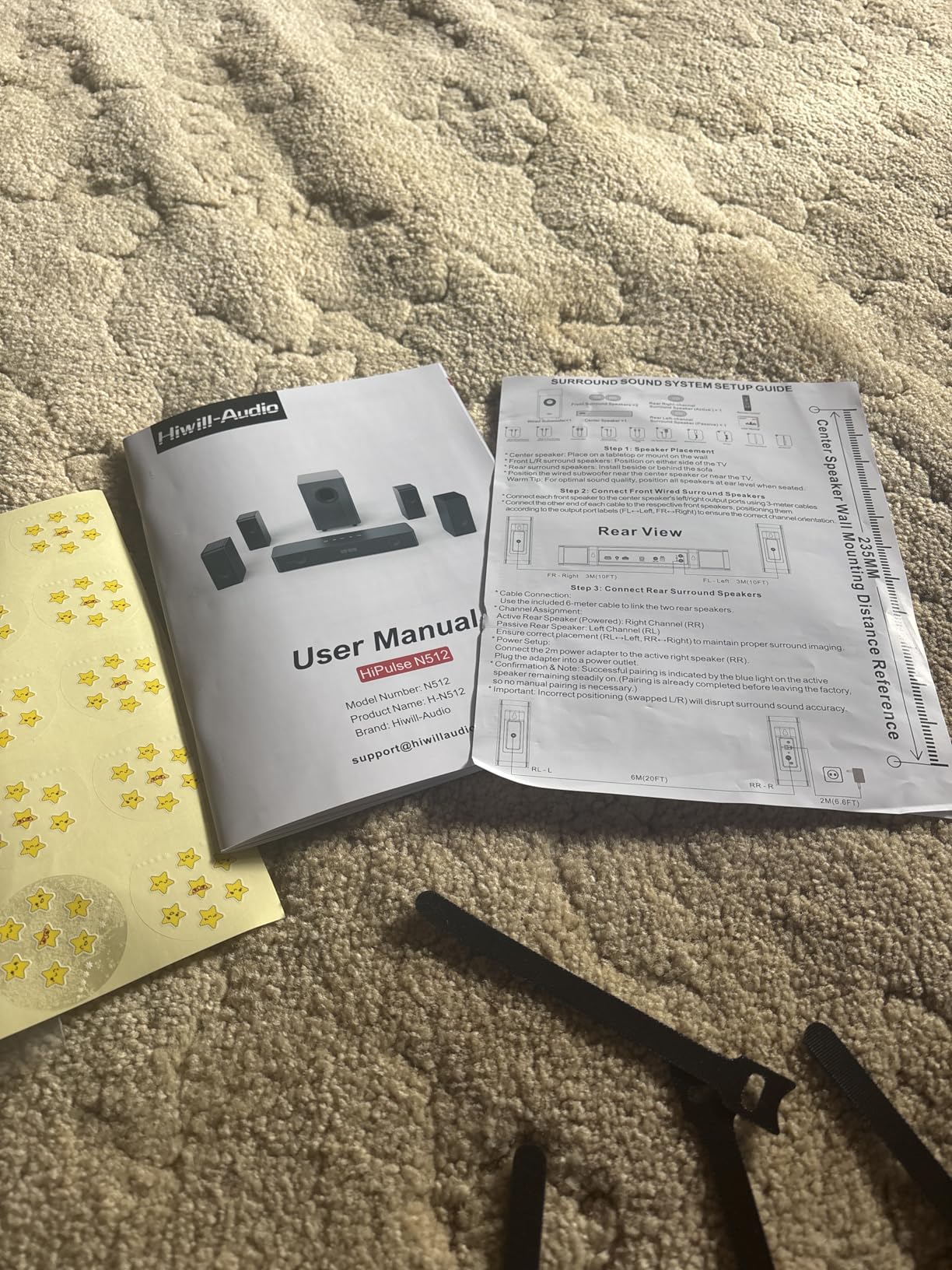 True 5.1.4 Hi-Fi Surround Sound System with Dolby Atmos, 900W Home Theater Sound Bar for Smart TV, Center Channel Speaker with 4 Surrounds, 25Hz Subwoofer, Hi-Fi Grade Crossover, Soundbar eARC, BT 5.4 customer photo 2