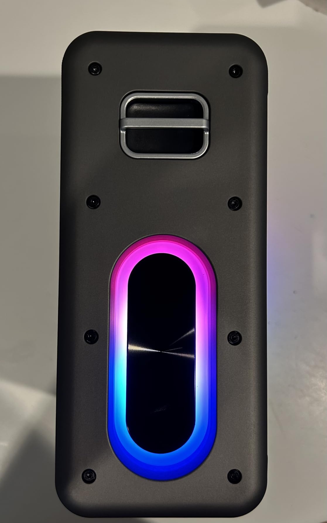 Karaoke Machine with Two Wireless Microphones, Powerful Portable Bluetooth Speaker for Adults & Kids, PA System with 2 Voice Mode, LED Lights, Supports BT/TWS/AUX/USB/TF for Party customer photo 2